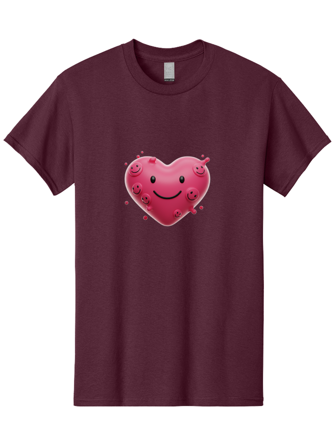 Heart-Smiley-Face Men'S Graphic Tee, 100% Cotton, Comfortable Casual Summer Wear, Machine Washable, Vintage Camera, Old Camera, Antique Camera, Black Camera, Classic Photography, Photography Equipment, Nostalgic Device, Film Camera, Camera Art Baj492