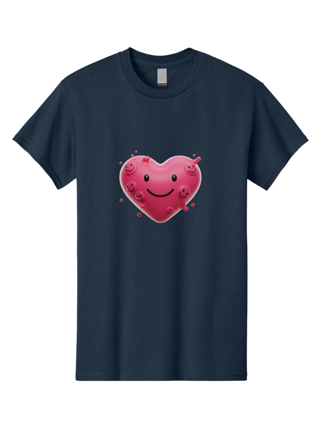 Heart-Smiley-Face Men'S Graphic Tee, 100% Cotton, Comfortable Casual Summer Wear, Machine Washable, Vintage Camera, Old Camera, Antique Camera, Black Camera, Classic Photography, Photography Equipment, Nostalgic Device, Film Camera, Camera Art Baj492