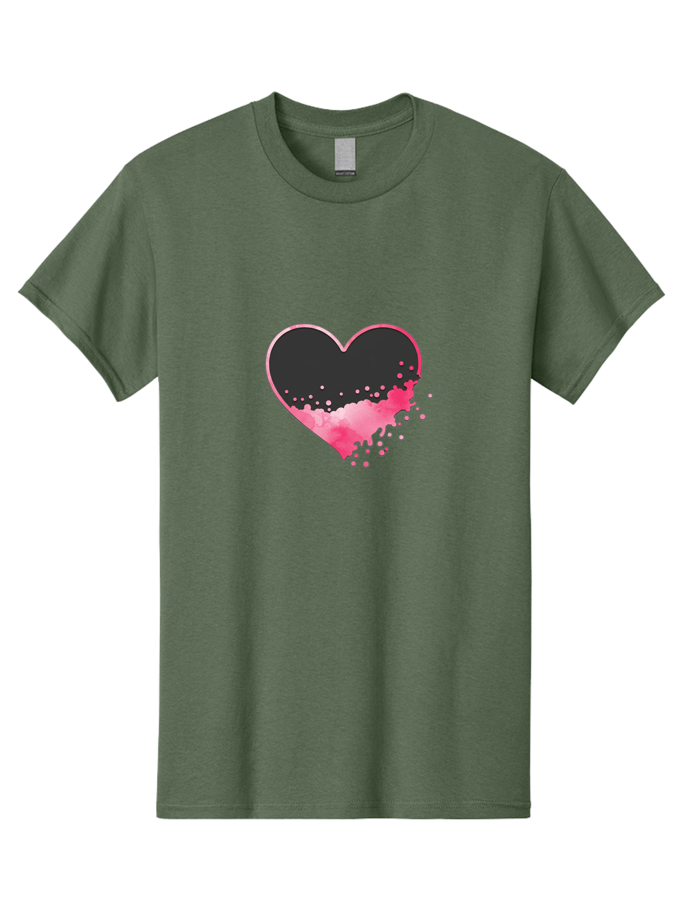 Heart-Splatter Men'S Graphic Tee, 100% Cotton, Comfortable Casual Summer Wear, Machine Washable, Vintage Camera, Old Camera, Antique Camera, Black Camera, Classic Photography, Photography Equipment, Nostalgic Device, Film Camera, Camera Art Baj493