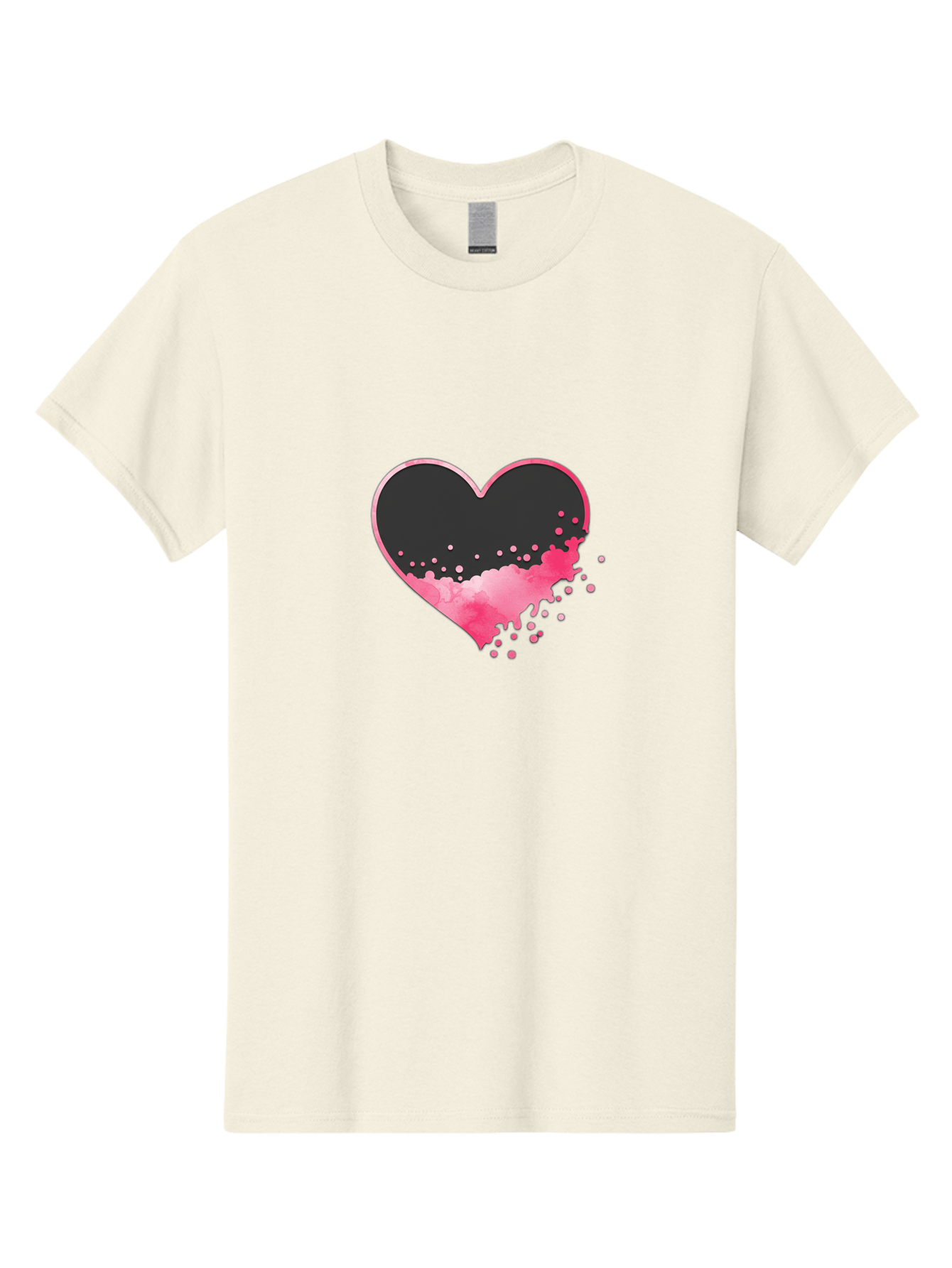 Heart-Splatter Men'S Graphic Tee, 100% Cotton, Comfortable Casual Summer Wear, Machine Washable, Vintage Camera, Old Camera, Antique Camera, Black Camera, Classic Photography, Photography Equipment, Nostalgic Device, Film Camera, Camera Art Baj493