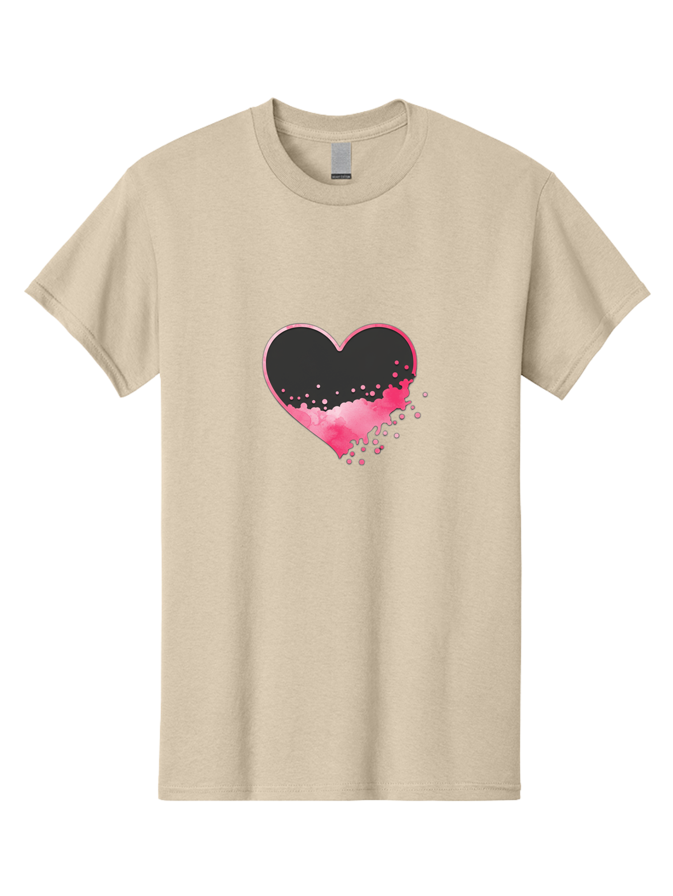 Heart-Splatter Men'S Graphic Tee, 100% Cotton, Comfortable Casual Summer Wear, Machine Washable, Vintage Camera, Old Camera, Antique Camera, Black Camera, Classic Photography, Photography Equipment, Nostalgic Device, Film Camera, Camera Art Baj493