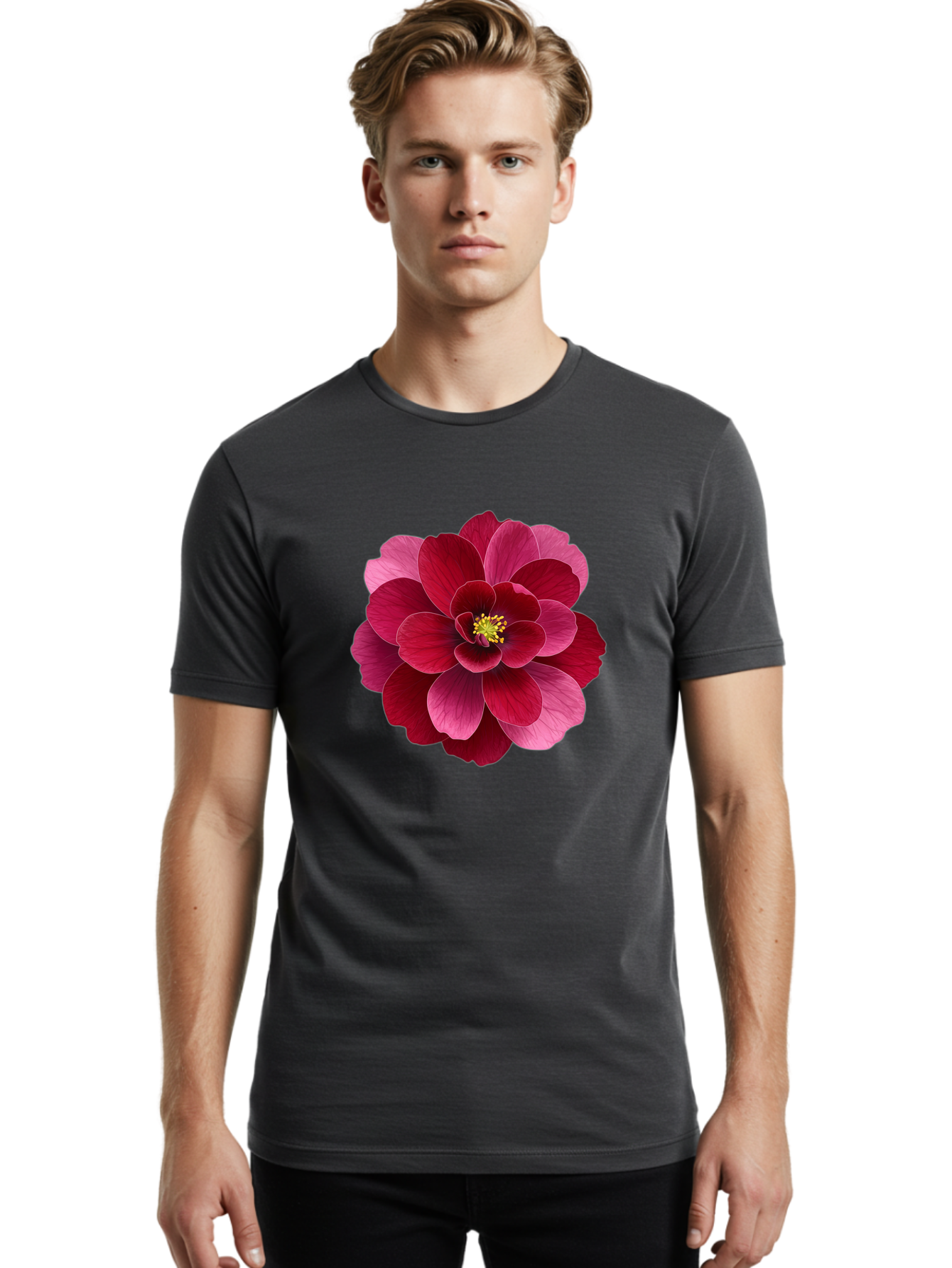Hellebore-1 Men'S Graphic Tee, 100% Cotton, Comfortable Casual Summer Wear, Machine Washable, Vintage Camera, Old Camera, Antique Camera, Black Camera, Classic Photography, Photography Equipment, Nostalgic Device, Film Camera, Camera Art Baj495