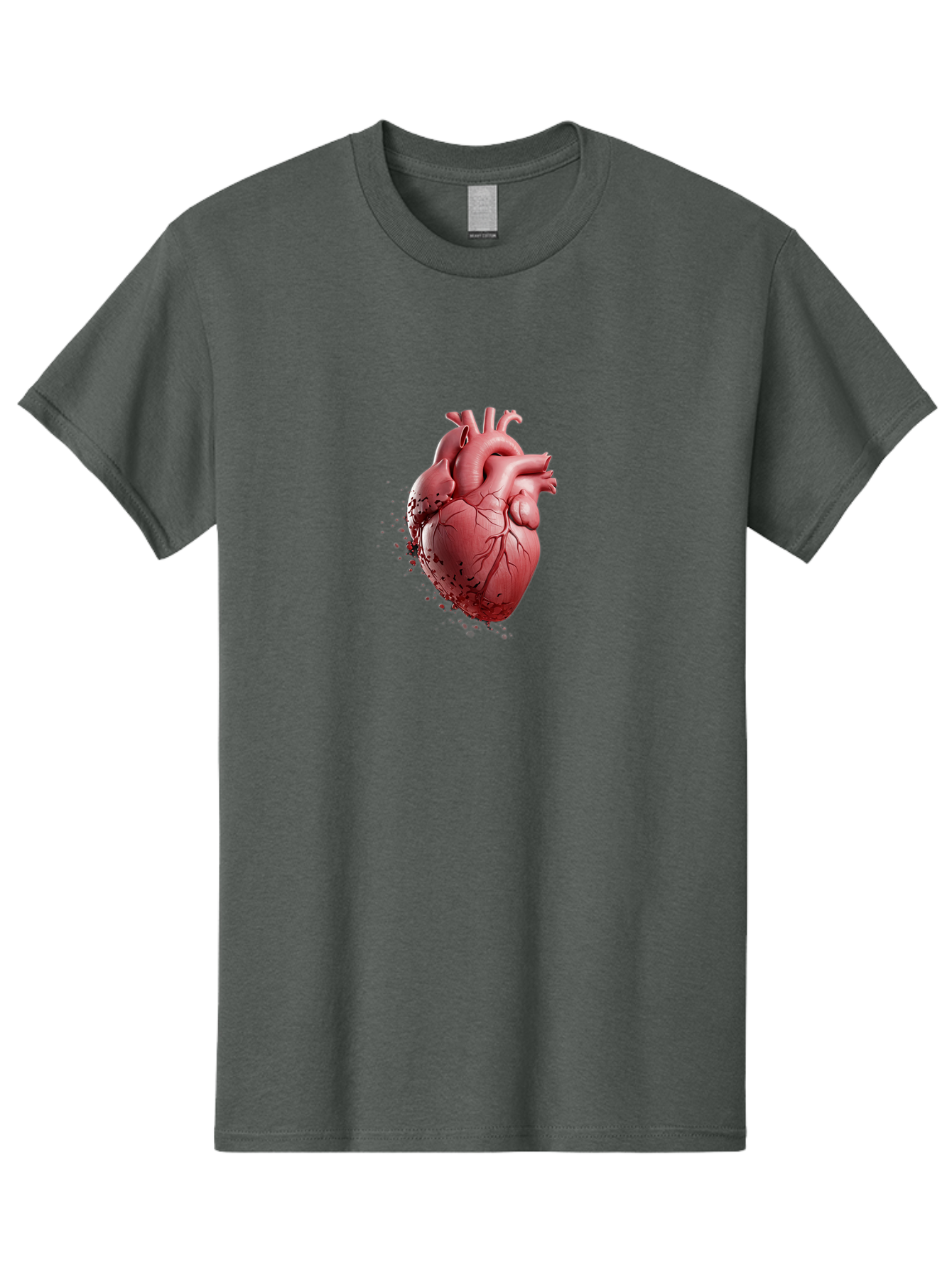 Human-Heart-1 Men'S Graphic Tee, 100% Cotton, Comfortable Casual Summer Wear, Machine Washable, Vintage Camera, Old Camera, Antique Camera, Black Camera, Classic Photography, Photography Equipment, Nostalgic Device, Film Camera, Camera Art Baj497