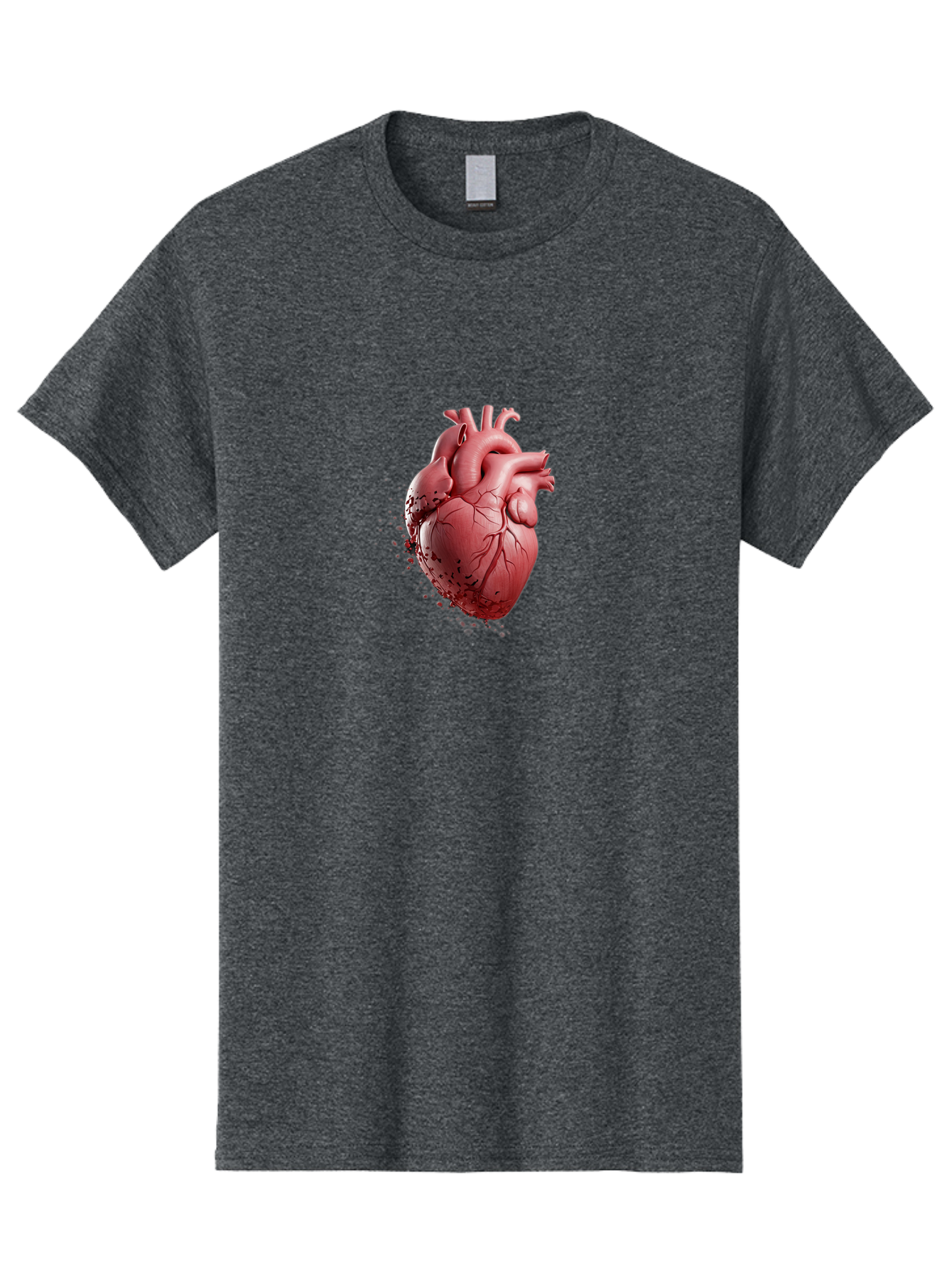 Human-Heart-1 Men'S Graphic Tee, 100% Cotton, Comfortable Casual Summer Wear, Machine Washable, Vintage Camera, Old Camera, Antique Camera, Black Camera, Classic Photography, Photography Equipment, Nostalgic Device, Film Camera, Camera Art Baj497