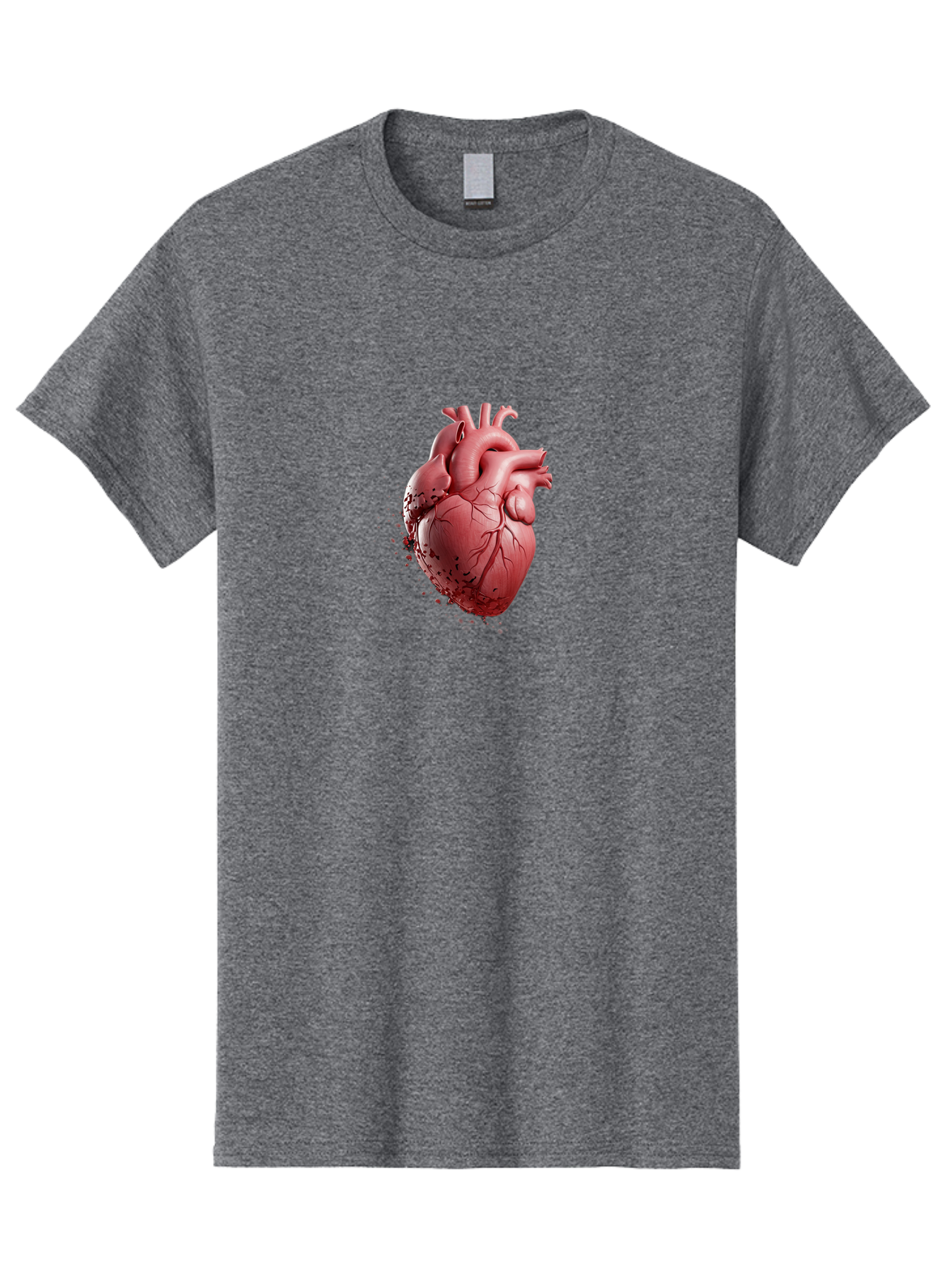 Human-Heart-1 Men'S Graphic Tee, 100% Cotton, Comfortable Casual Summer Wear, Machine Washable, Vintage Camera, Old Camera, Antique Camera, Black Camera, Classic Photography, Photography Equipment, Nostalgic Device, Film Camera, Camera Art Baj497