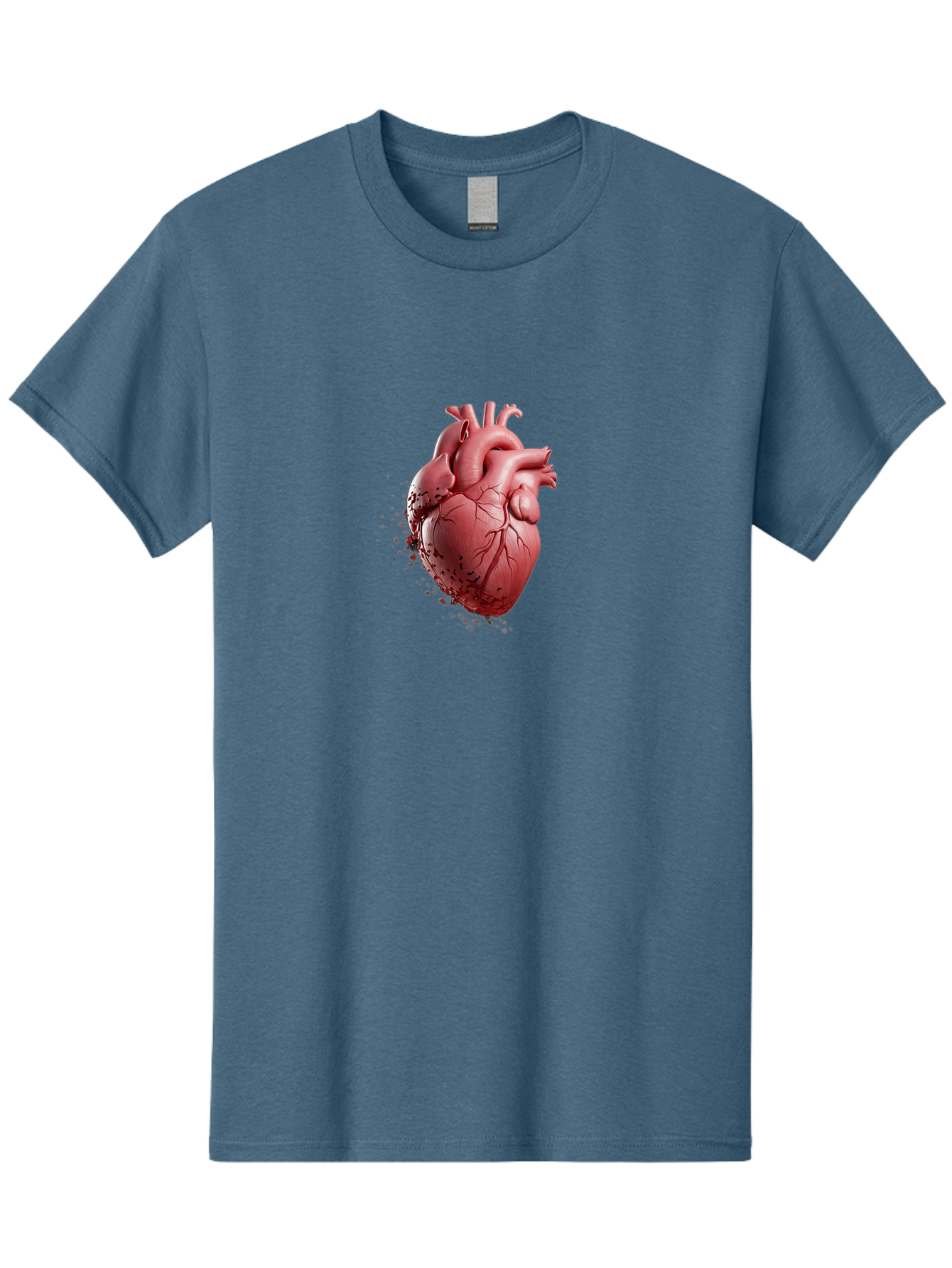 Human-Heart-1 Men'S Graphic Tee, 100% Cotton, Comfortable Casual Summer Wear, Machine Washable, Vintage Camera, Old Camera, Antique Camera, Black Camera, Classic Photography, Photography Equipment, Nostalgic Device, Film Camera, Camera Art Baj497
