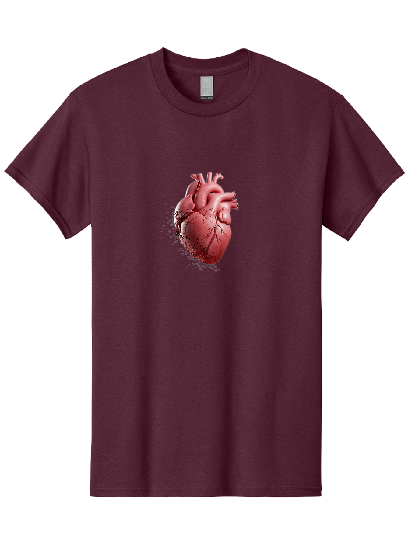 Human-Heart-1 Men'S Graphic Tee, 100% Cotton, Comfortable Casual Summer Wear, Machine Washable, Vintage Camera, Old Camera, Antique Camera, Black Camera, Classic Photography, Photography Equipment, Nostalgic Device, Film Camera, Camera Art Baj497
