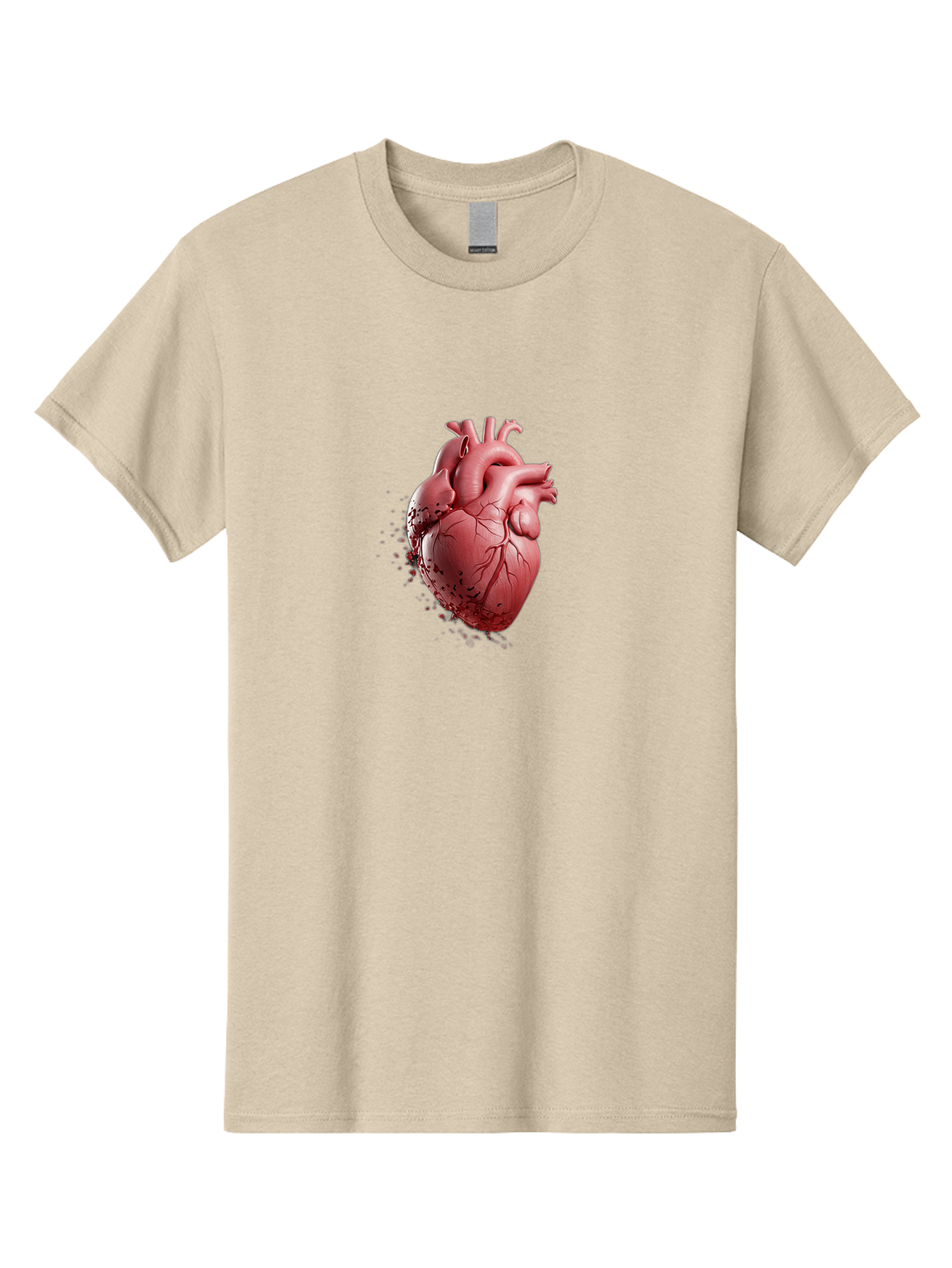 Human-Heart-1 Men'S Graphic Tee, 100% Cotton, Comfortable Casual Summer Wear, Machine Washable, Vintage Camera, Old Camera, Antique Camera, Black Camera, Classic Photography, Photography Equipment, Nostalgic Device, Film Camera, Camera Art Baj497