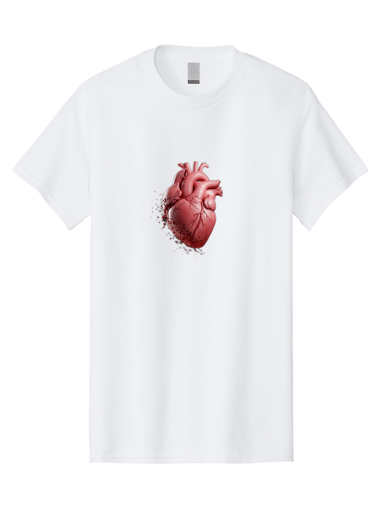 Human-Heart-1 Men'S Graphic Tee, 100% Cotton, Comfortable Casual Summer Wear, Machine Washable, Vintage Camera, Old Camera, Antique Camera, Black Camera, Classic Photography, Photography Equipment, Nostalgic Device, Film Camera, Camera Art Baj497