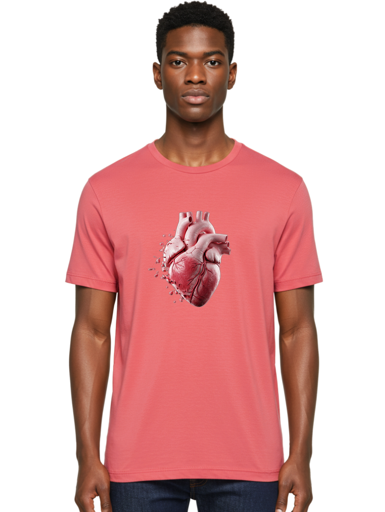 Human-Heart Men'S Graphic Tee, 100% Cotton, Comfortable Casual Summer Wear, Machine Washable, Vintage Camera, Old Camera, Antique Camera, Black Camera, Classic Photography, Photography Equipment, Nostalgic Device, Film Camera, Camera Art Baj498