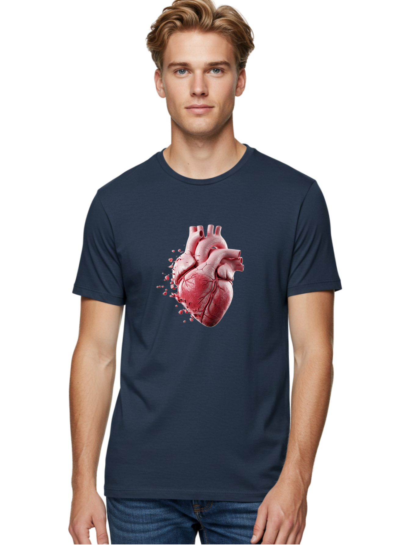 Human-Heart Men'S Graphic Tee, 100% Cotton, Comfortable Casual Summer Wear, Machine Washable, Vintage Camera, Old Camera, Antique Camera, Black Camera, Classic Photography, Photography Equipment, Nostalgic Device, Film Camera, Camera Art Baj498