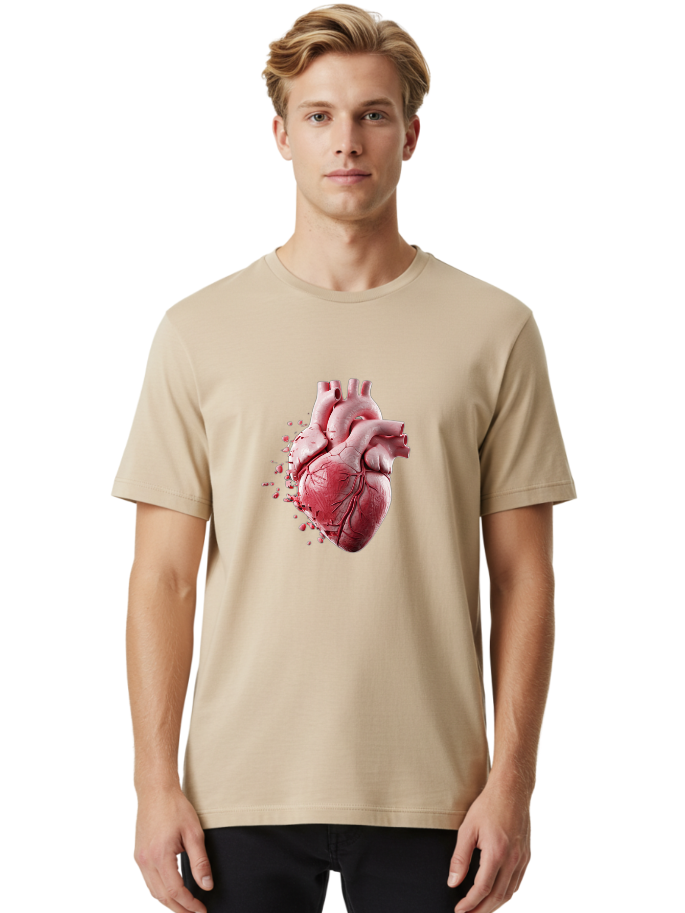 Human-Heart Men'S Graphic Tee, 100% Cotton, Comfortable Casual Summer Wear, Machine Washable, Vintage Camera, Old Camera, Antique Camera, Black Camera, Classic Photography, Photography Equipment, Nostalgic Device, Film Camera, Camera Art Baj498