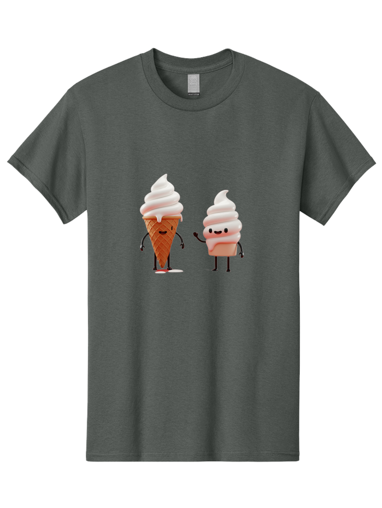 Ice-Cream-Characters Men'S Graphic Tee, 100% Cotton, Comfortable Casual Summer Wear, Machine Washable, Vintage Camera, Old Camera, Antique Camera, Black Camera, Classic Photography, Photography Equipment, Nostalgic Device, Film Camera, Baj499
