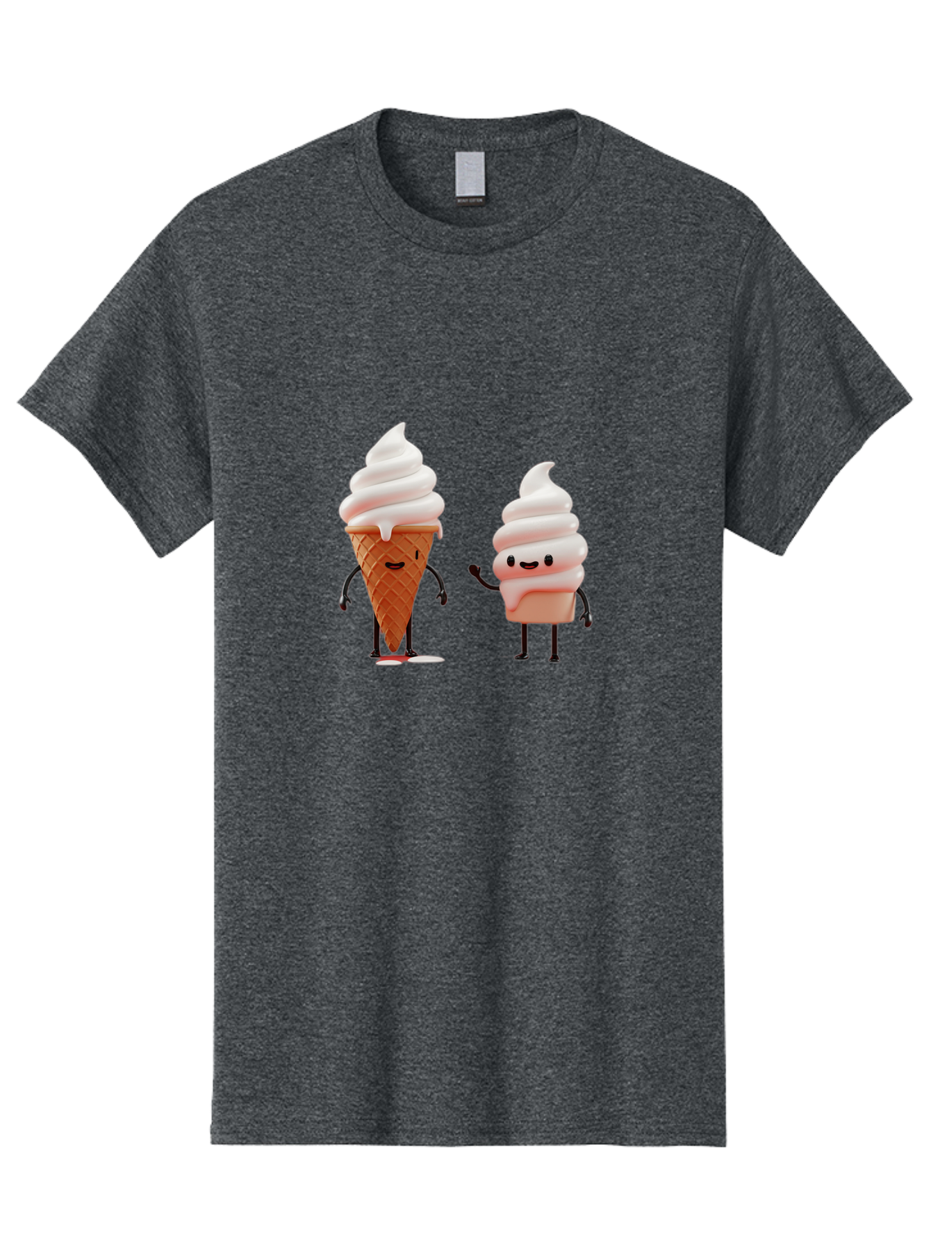 Ice-Cream-Characters Men'S Graphic Tee, 100% Cotton, Comfortable Casual Summer Wear, Machine Washable, Vintage Camera, Old Camera, Antique Camera, Black Camera, Classic Photography, Photography Equipment, Nostalgic Device, Film Camera, Baj499