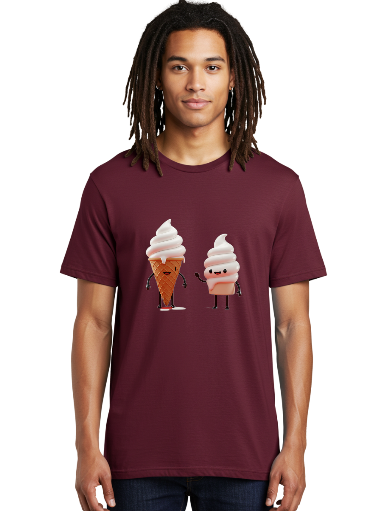 Ice-Cream-Characters Men'S Graphic Tee, 100% Cotton, Comfortable Casual Summer Wear, Machine Washable, Vintage Camera, Old Camera, Antique Camera, Black Camera, Classic Photography, Photography Equipment, Nostalgic Device, Film Camera, Baj499