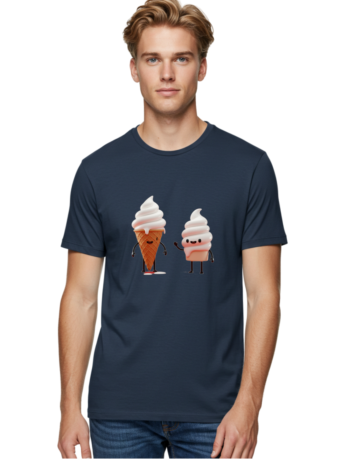 Ice-Cream-Characters Men'S Graphic Tee, 100% Cotton, Comfortable Casual Summer Wear, Machine Washable, Vintage Camera, Old Camera, Antique Camera, Black Camera, Classic Photography, Photography Equipment, Nostalgic Device, Film Camera, Baj499