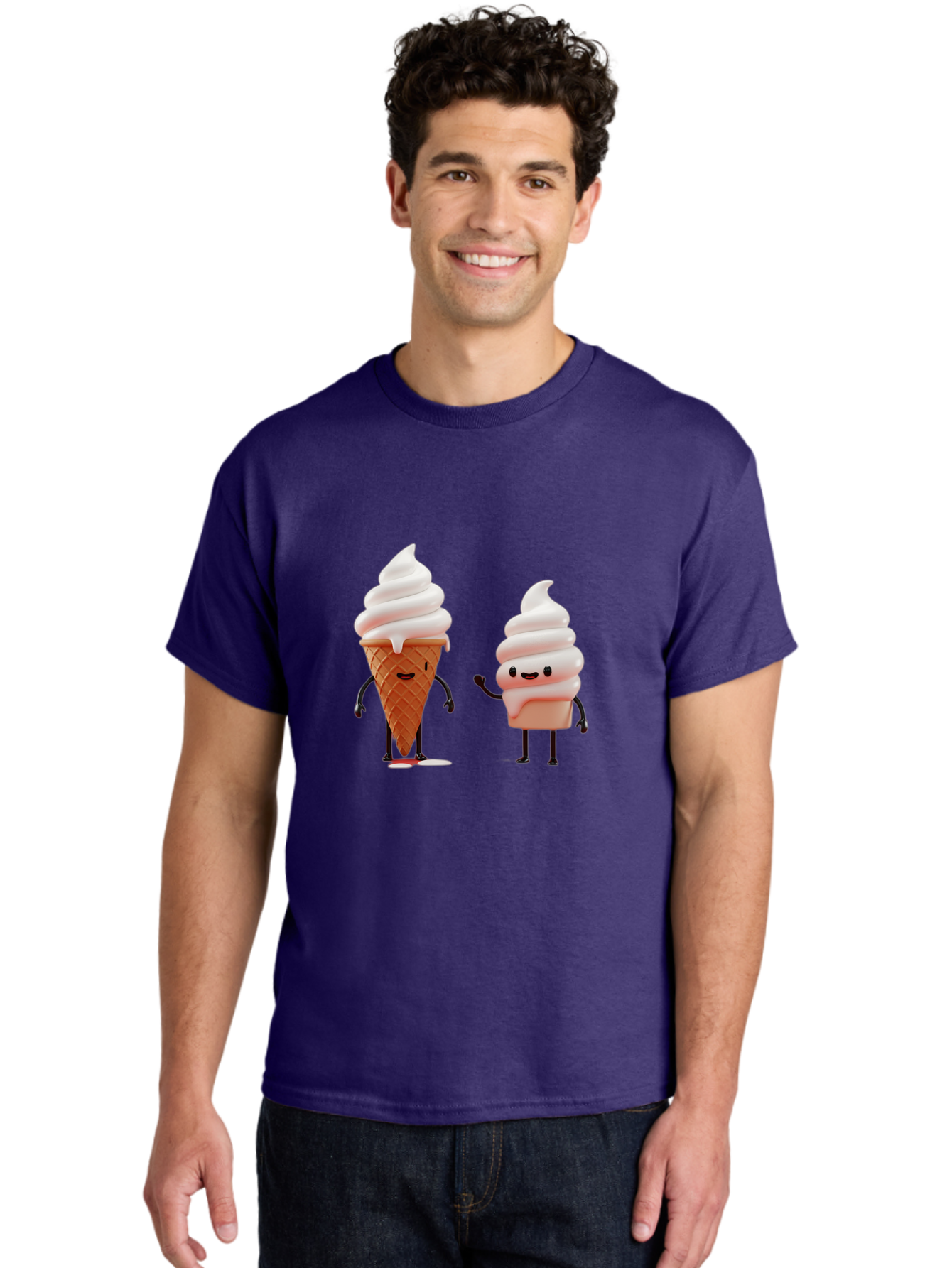 Ice-Cream-Characters Men'S Graphic Tee, 100% Cotton, Comfortable Casual Summer Wear, Machine Washable, Vintage Camera, Old Camera, Antique Camera, Black Camera, Classic Photography, Photography Equipment, Nostalgic Device, Film Camera, Baj499