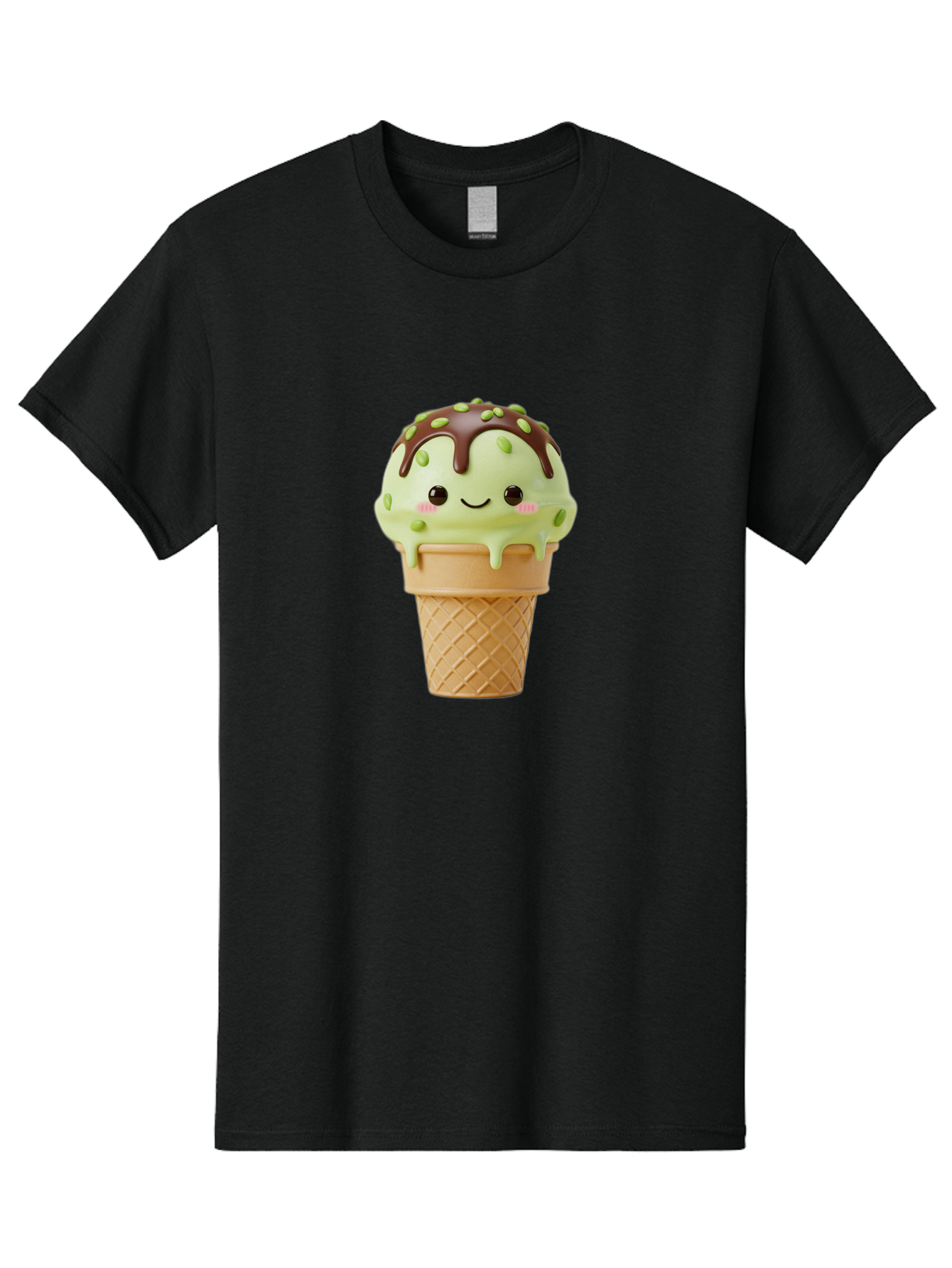 Ice-Cream-Cone-1 Men'S Graphic Tee, 100% Cotton, Comfortable Casual Summer Wear, Machine Washable, Vintage Camera, Old Camera, Antique Camera, Black Camera, Classic Photography, Photography Equipment, Nostalgic Device, Film Camera, Camera Art Baj500