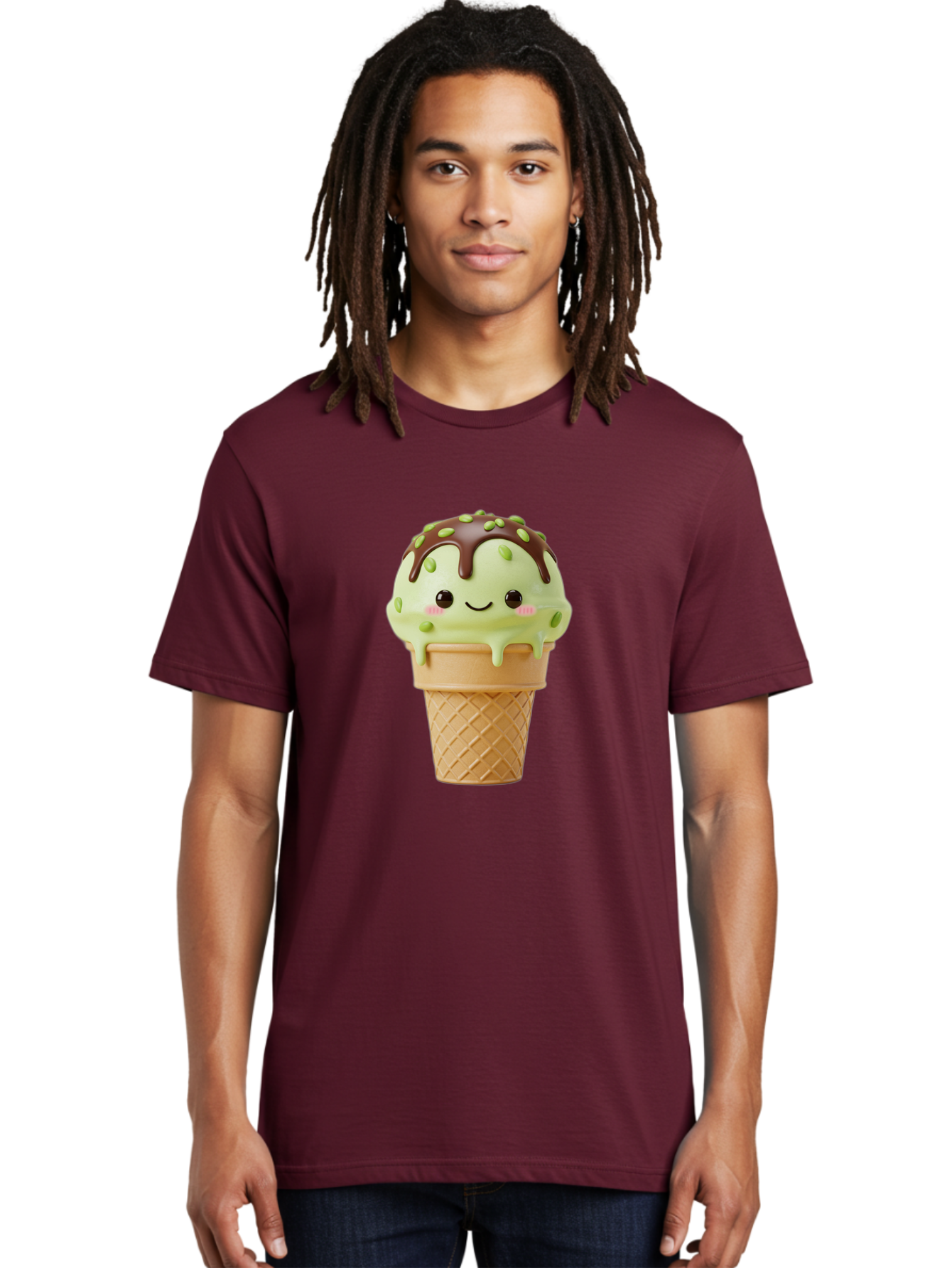 Ice-Cream-Cone-1 Men'S Graphic Tee, 100% Cotton, Comfortable Casual Summer Wear, Machine Washable, Vintage Camera, Old Camera, Antique Camera, Black Camera, Classic Photography, Photography Equipment, Nostalgic Device, Film Camera, Camera Art Baj500