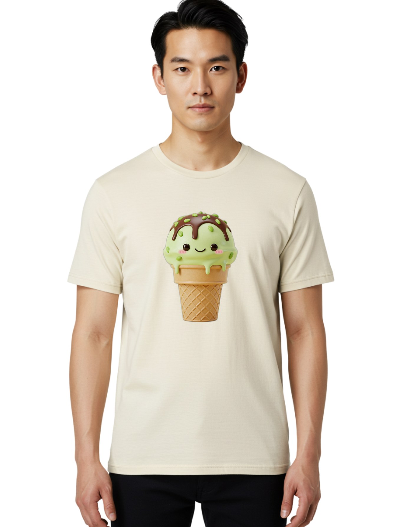 Ice-Cream-Cone-1 Men'S Graphic Tee, 100% Cotton, Comfortable Casual Summer Wear, Machine Washable, Vintage Camera, Old Camera, Antique Camera, Black Camera, Classic Photography, Photography Equipment, Nostalgic Device, Film Camera, Camera Art Baj500
