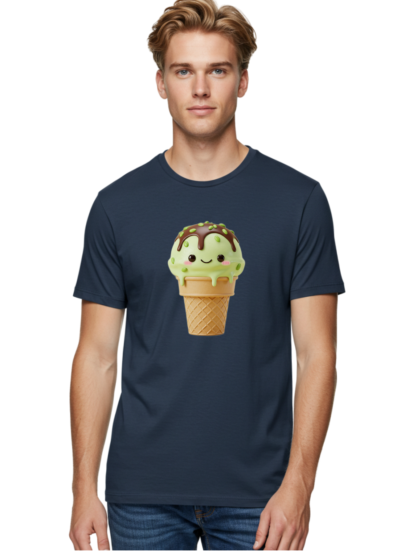 Ice-Cream-Cone-1 Men'S Graphic Tee, 100% Cotton, Comfortable Casual Summer Wear, Machine Washable, Vintage Camera, Old Camera, Antique Camera, Black Camera, Classic Photography, Photography Equipment, Nostalgic Device, Film Camera, Camera Art Baj500