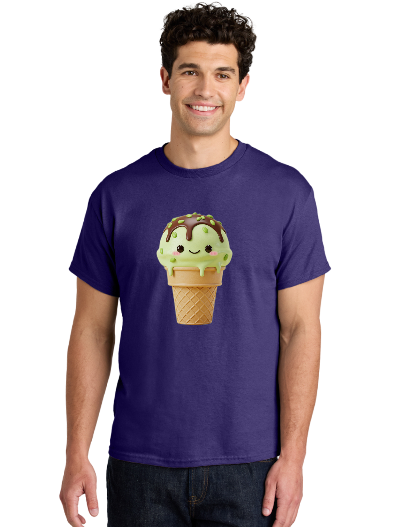 Ice-Cream-Cone-1 Men'S Graphic Tee, 100% Cotton, Comfortable Casual Summer Wear, Machine Washable, Vintage Camera, Old Camera, Antique Camera, Black Camera, Classic Photography, Photography Equipment, Nostalgic Device, Film Camera, Camera Art Baj500