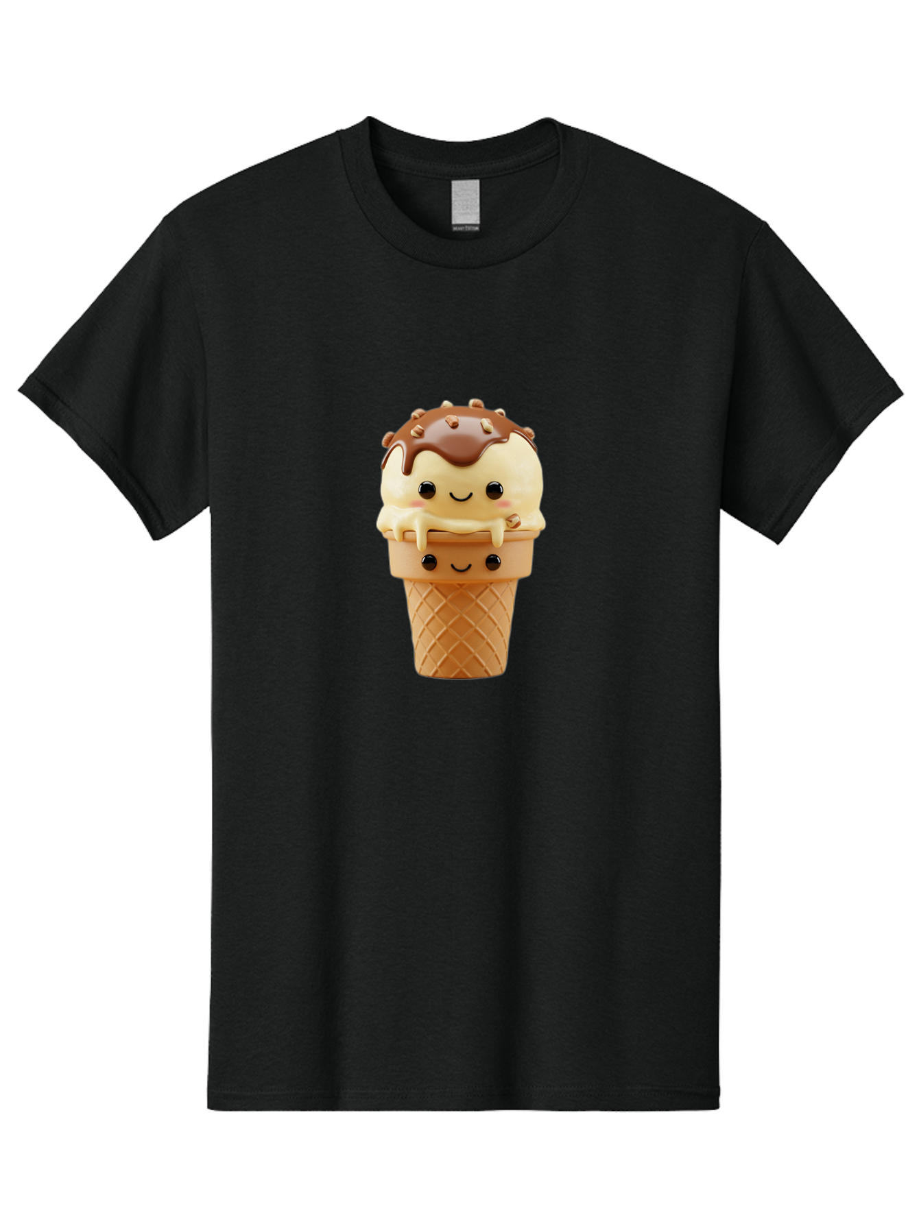Ice-Cream-Cone-2 Men'S Graphic Tee, 100% Cotton, Comfortable Casual Summer Wear, Machine Washable, Vintage Camera, Old Camera, Antique Camera, Black Camera, Classic Photography, Photography Equipment, Nostalgic Device, Film Camera, Camera Art Baj501