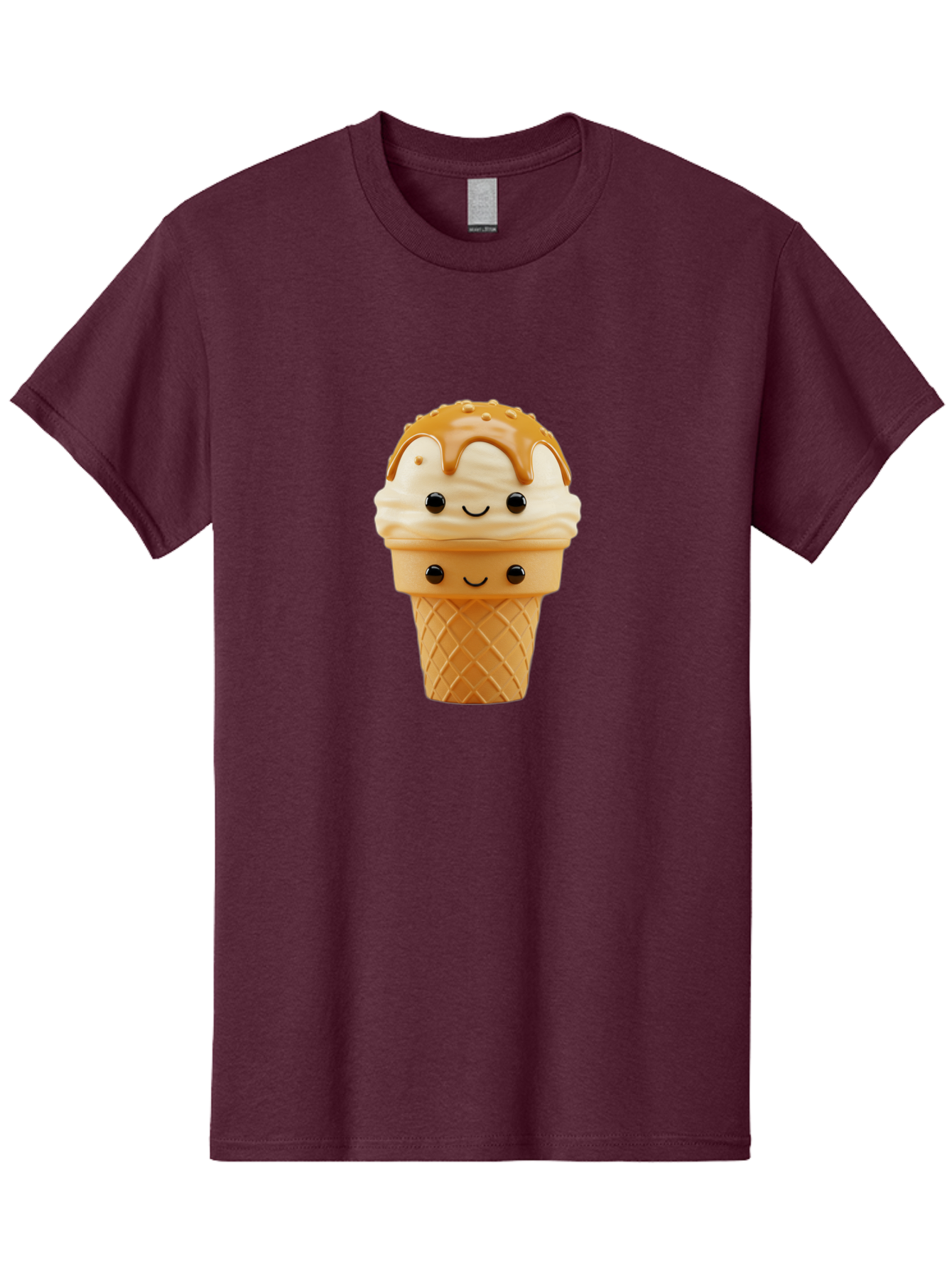 Ice-Cream-Cone-Character Men'S Graphic Tee, 100% Cotton, Comfortable Casual Summer Wear, Machine Washable, Vintage Camera, Old Camera, Antique Camera, Black Camera, Classic Photography, Photography Equipment, Nostalgic Device, Film Camera, Baj502