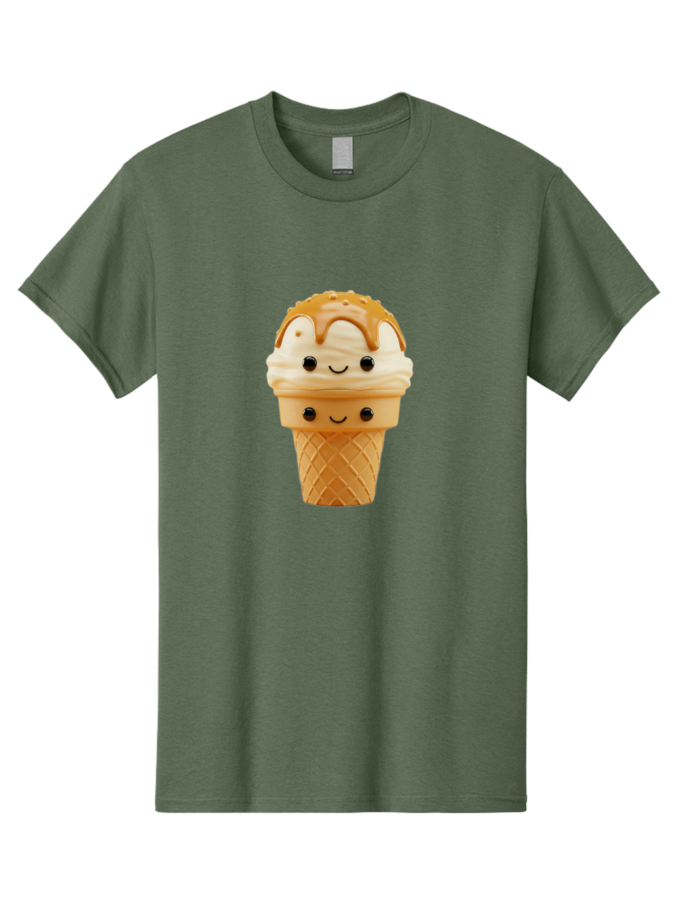 Ice-Cream-Cone-Character Men'S Graphic Tee, 100% Cotton, Comfortable Casual Summer Wear, Machine Washable, Vintage Camera, Old Camera, Antique Camera, Black Camera, Classic Photography, Photography Equipment, Nostalgic Device, Film Camera, Baj502