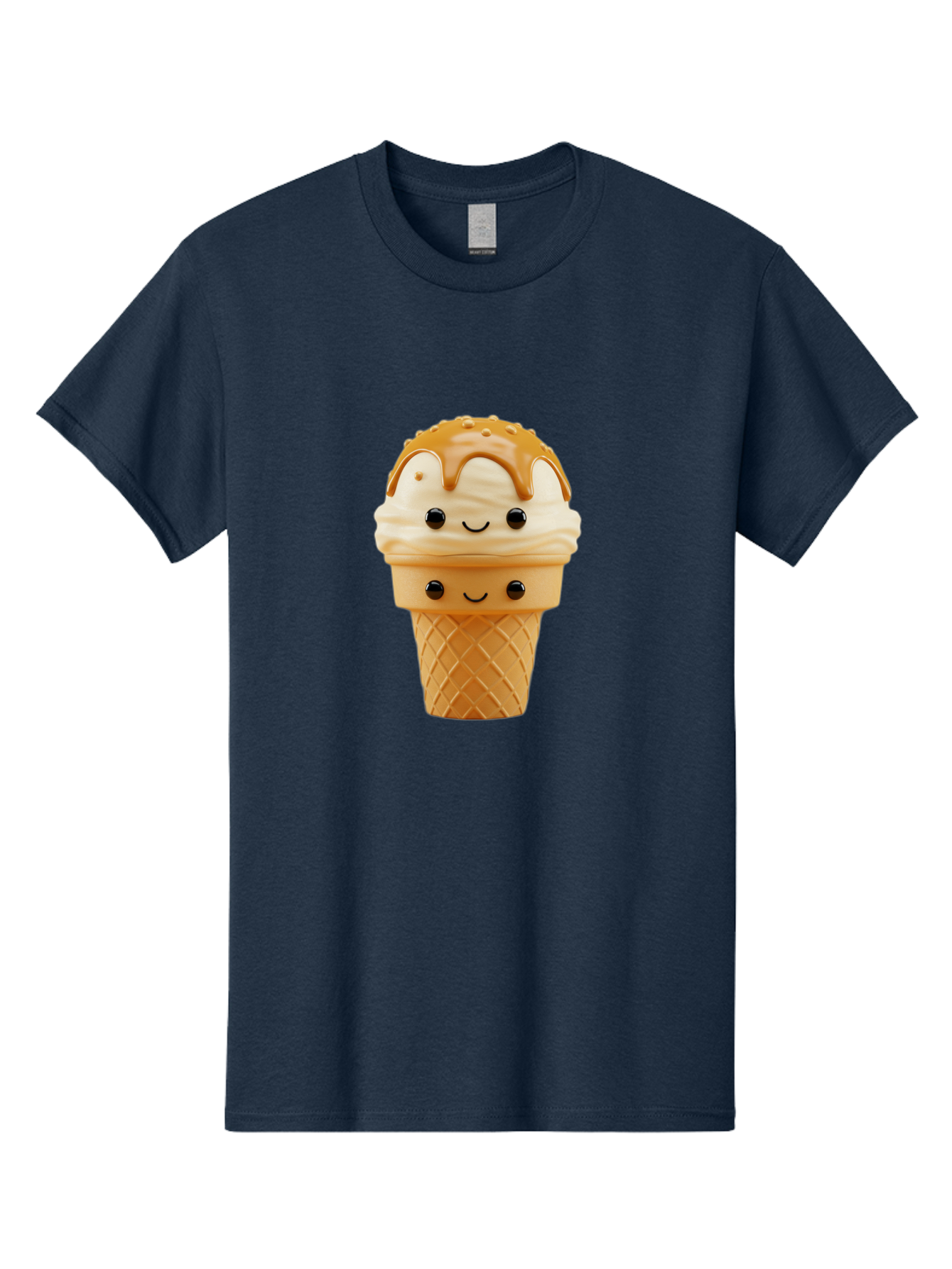 Ice-Cream-Cone-Character Men'S Graphic Tee, 100% Cotton, Comfortable Casual Summer Wear, Machine Washable, Vintage Camera, Old Camera, Antique Camera, Black Camera, Classic Photography, Photography Equipment, Nostalgic Device, Film Camera, Baj502