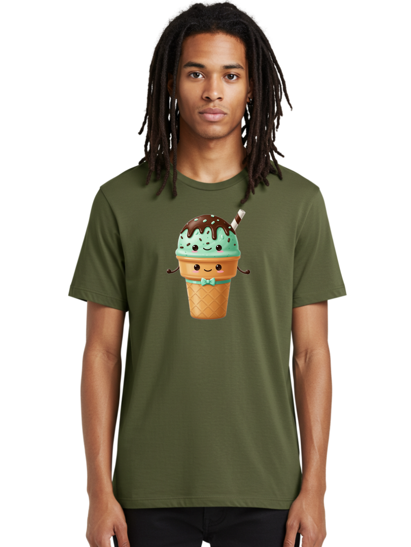 Ice-Cream-Cone Men'S Graphic Tee, 100% Cotton, Comfortable Casual Summer Wear, Machine Washable, Vintage Camera, Old Camera, Antique Camera, Black Camera, Classic Photography, Photography Equipment, Nostalgic Device, Film Camera, Camera Art Baj503
