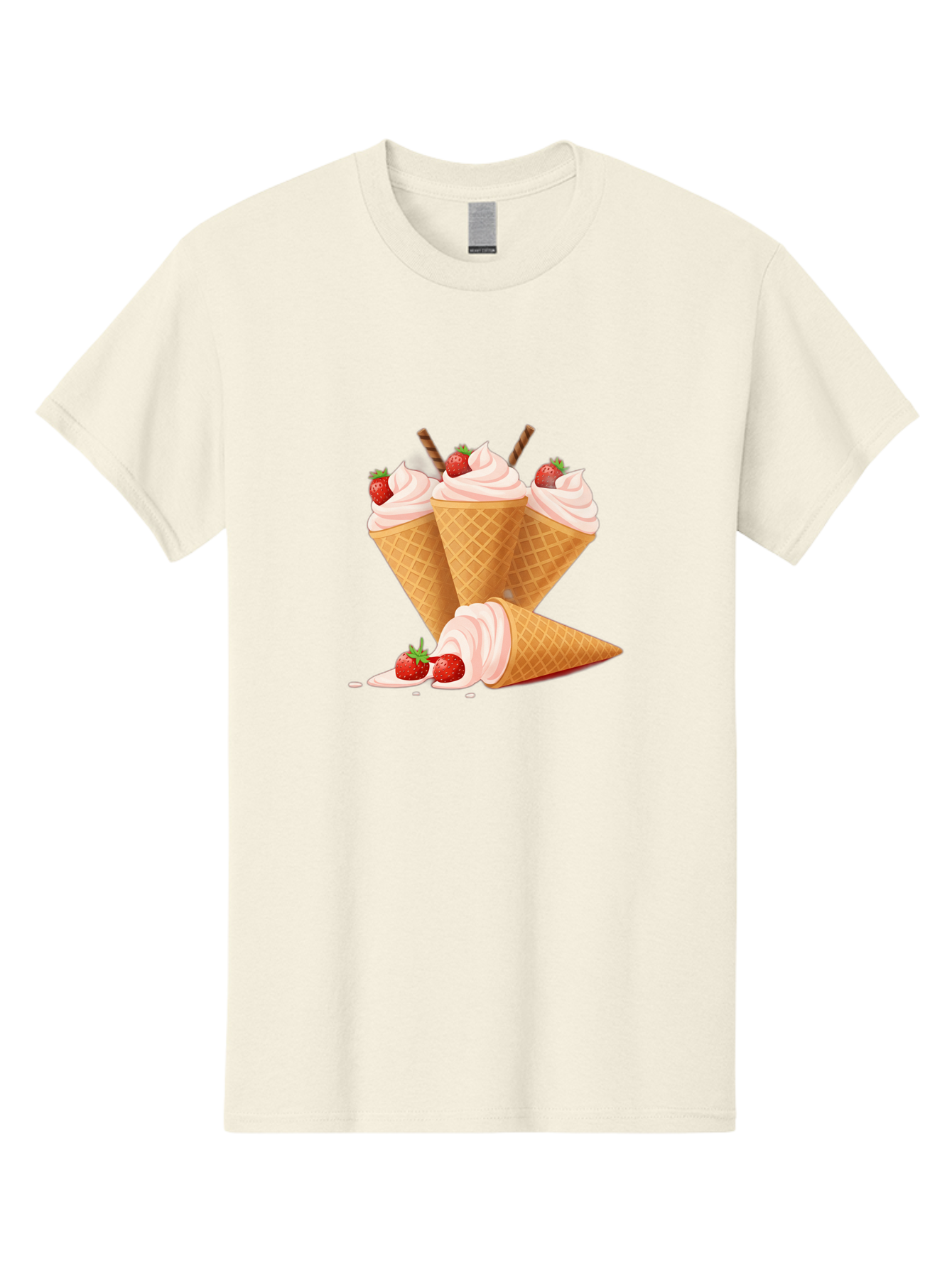 Ice-Cream-Cones-2 Men'S Graphic Tee, 100% Cotton, Comfortable Casual Summer Wear, Machine Washable, Vintage Camera, Old Camera, Antique Camera, Black Camera, Classic Photography, Photography Equipment, Nostalgic Device, Film Camera, Camera Art Baj505