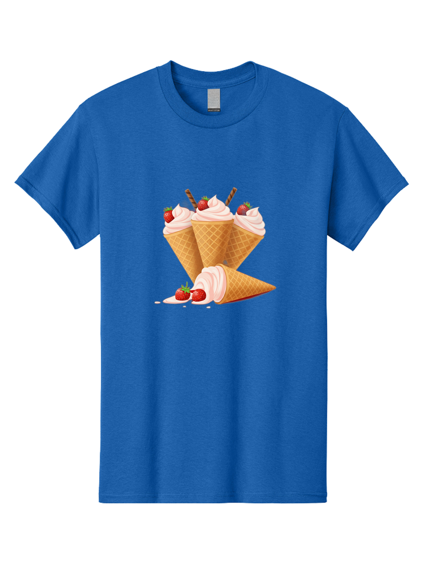 Ice-Cream-Cones-2 Men'S Graphic Tee, 100% Cotton, Comfortable Casual Summer Wear, Machine Washable, Vintage Camera, Old Camera, Antique Camera, Black Camera, Classic Photography, Photography Equipment, Nostalgic Device, Film Camera, Camera Art Baj505