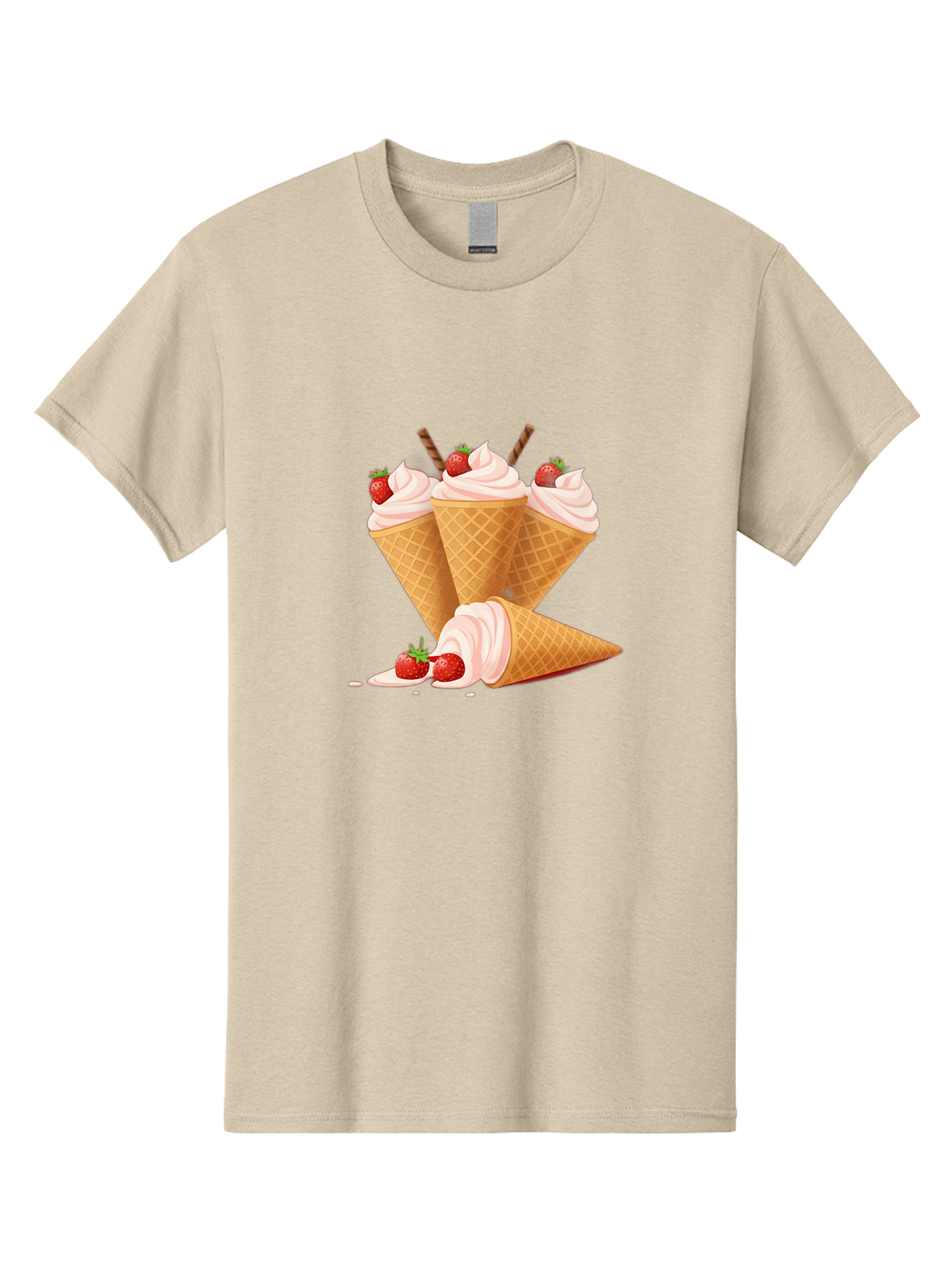 Ice-Cream-Cones-2 Men'S Graphic Tee, 100% Cotton, Comfortable Casual Summer Wear, Machine Washable, Vintage Camera, Old Camera, Antique Camera, Black Camera, Classic Photography, Photography Equipment, Nostalgic Device, Film Camera, Camera Art Baj505