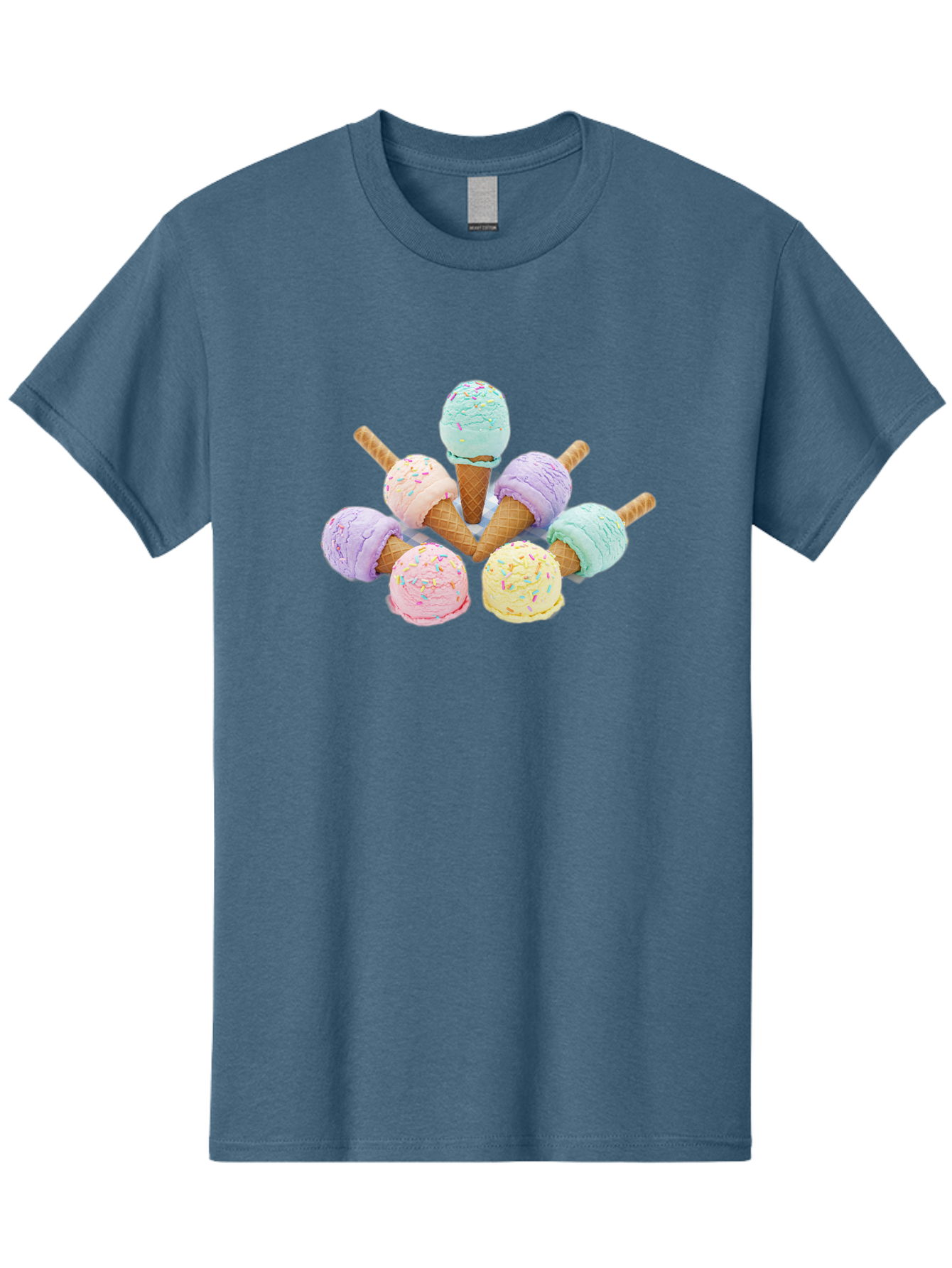 Ice-Cream-Cones Men'S Graphic Tee, 100% Cotton, Comfortable Casual Summer Wear, Machine Washable, Vintage Camera, Old Camera, Antique Camera, Black Camera, Classic Photography, Photography Equipment, Nostalgic Device, Film Camera, Camera Art Baj507