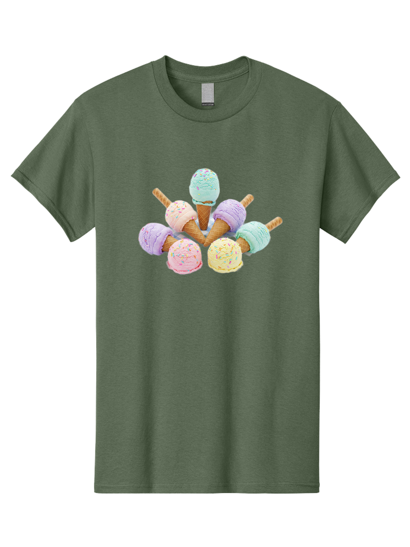 Ice-Cream-Cones Men'S Graphic Tee, 100% Cotton, Comfortable Casual Summer Wear, Machine Washable, Vintage Camera, Old Camera, Antique Camera, Black Camera, Classic Photography, Photography Equipment, Nostalgic Device, Film Camera, Camera Art Baj507