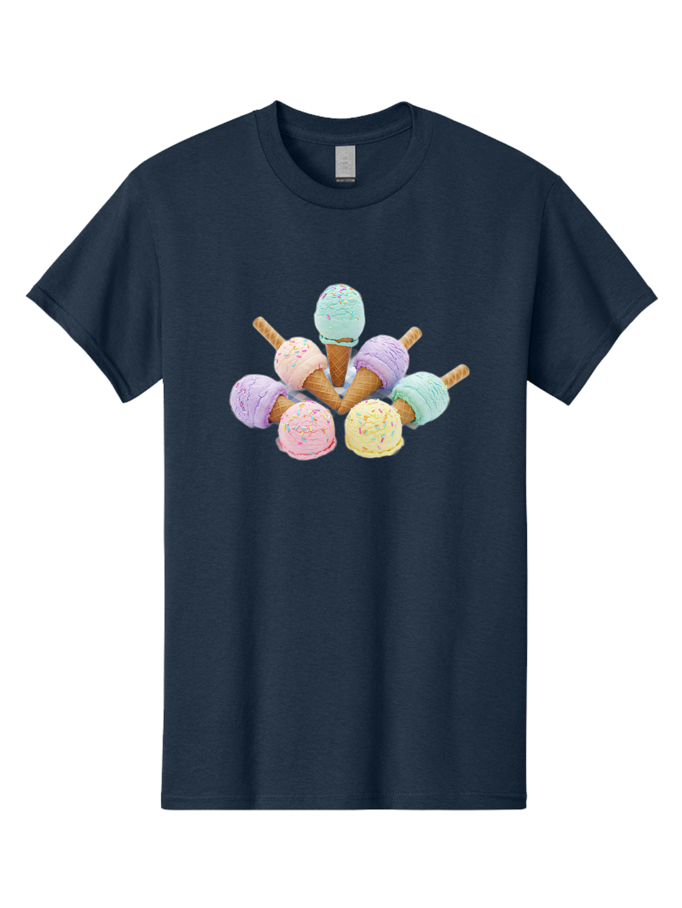 Ice-Cream-Cones Men'S Graphic Tee, 100% Cotton, Comfortable Casual Summer Wear, Machine Washable, Vintage Camera, Old Camera, Antique Camera, Black Camera, Classic Photography, Photography Equipment, Nostalgic Device, Film Camera, Camera Art Baj507