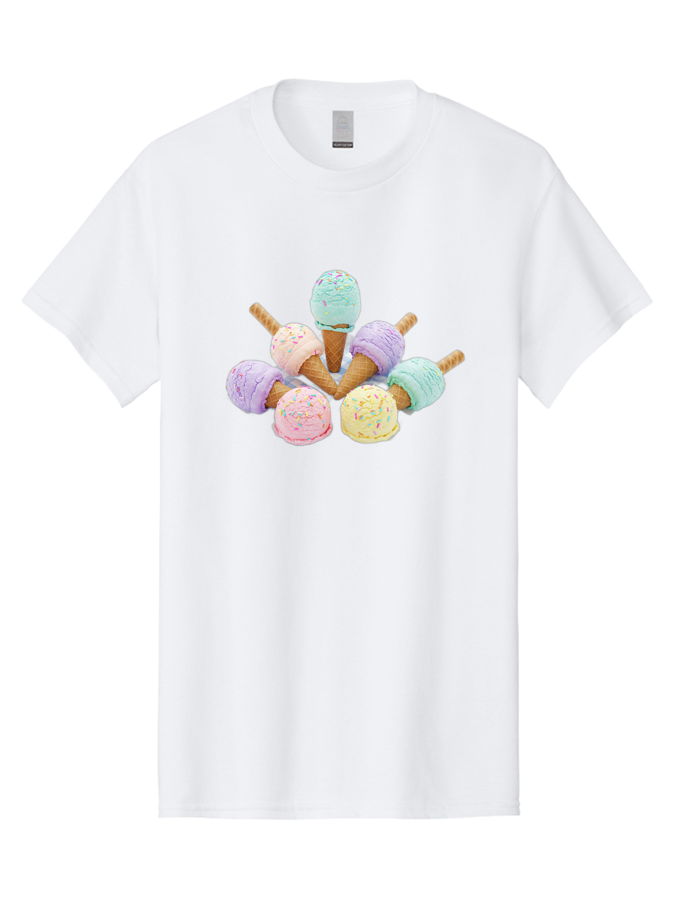 Ice-Cream-Cones Men'S Graphic Tee, 100% Cotton, Comfortable Casual Summer Wear, Machine Washable, Vintage Camera, Old Camera, Antique Camera, Black Camera, Classic Photography, Photography Equipment, Nostalgic Device, Film Camera, Camera Art Baj507