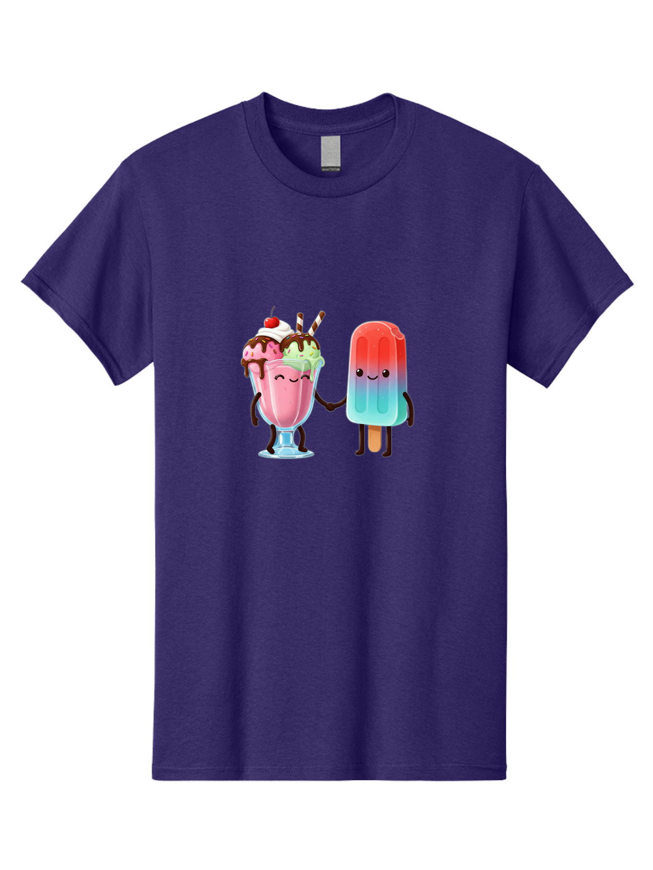 Ice-Cream-Friends-1 Men'S Graphic Tee, 100% Cotton, Comfortable Casual Summer Wear, Machine Washable, Vintage Camera, Old Camera, Antique Camera, Black Camera, Classic Photography, Photography Equipment, Nostalgic Device, Film Camera, Baj508