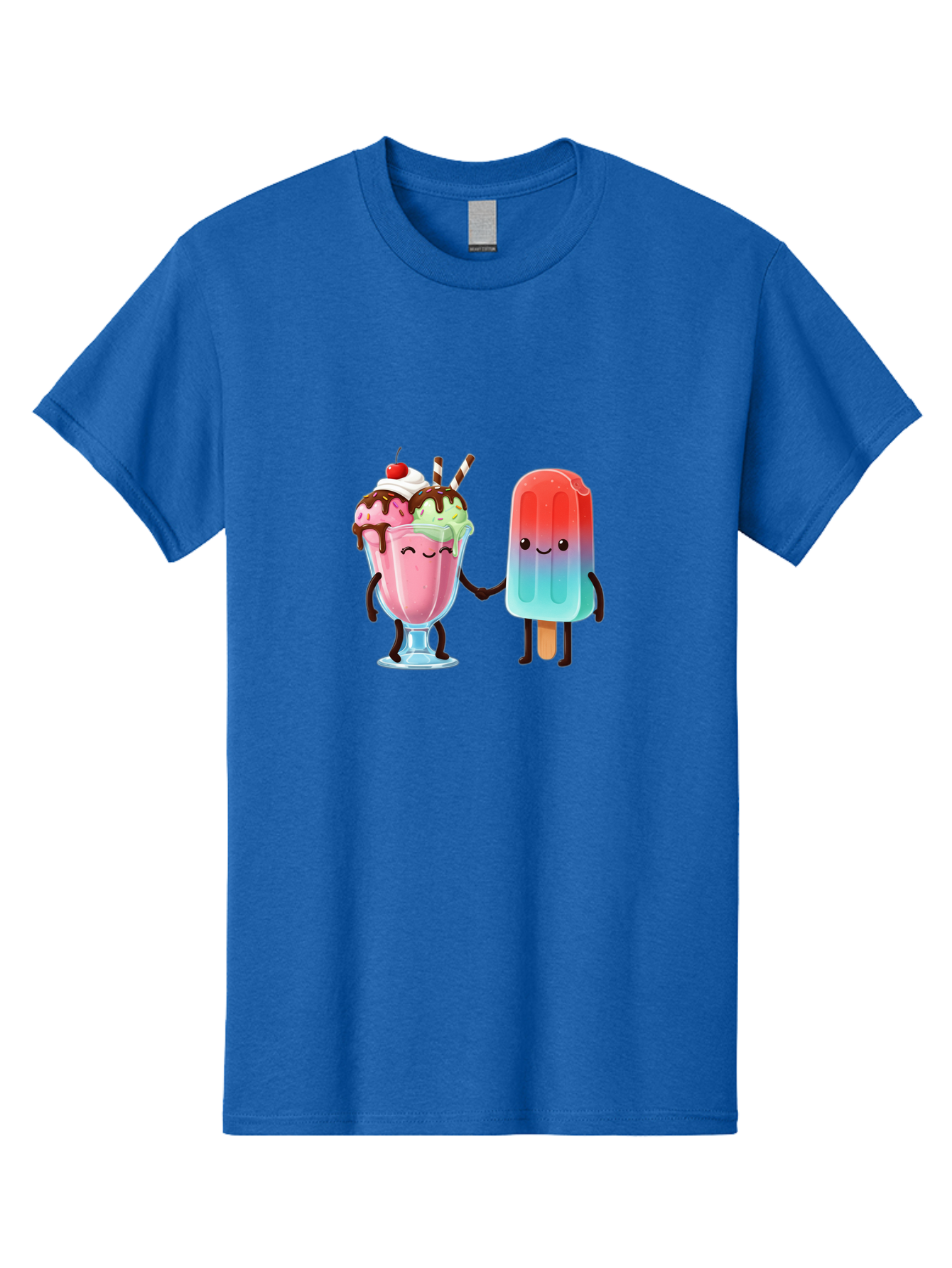 Ice-Cream-Friends-1 Men'S Graphic Tee, 100% Cotton, Comfortable Casual Summer Wear, Machine Washable, Vintage Camera, Old Camera, Antique Camera, Black Camera, Classic Photography, Photography Equipment, Nostalgic Device, Film Camera, Baj508