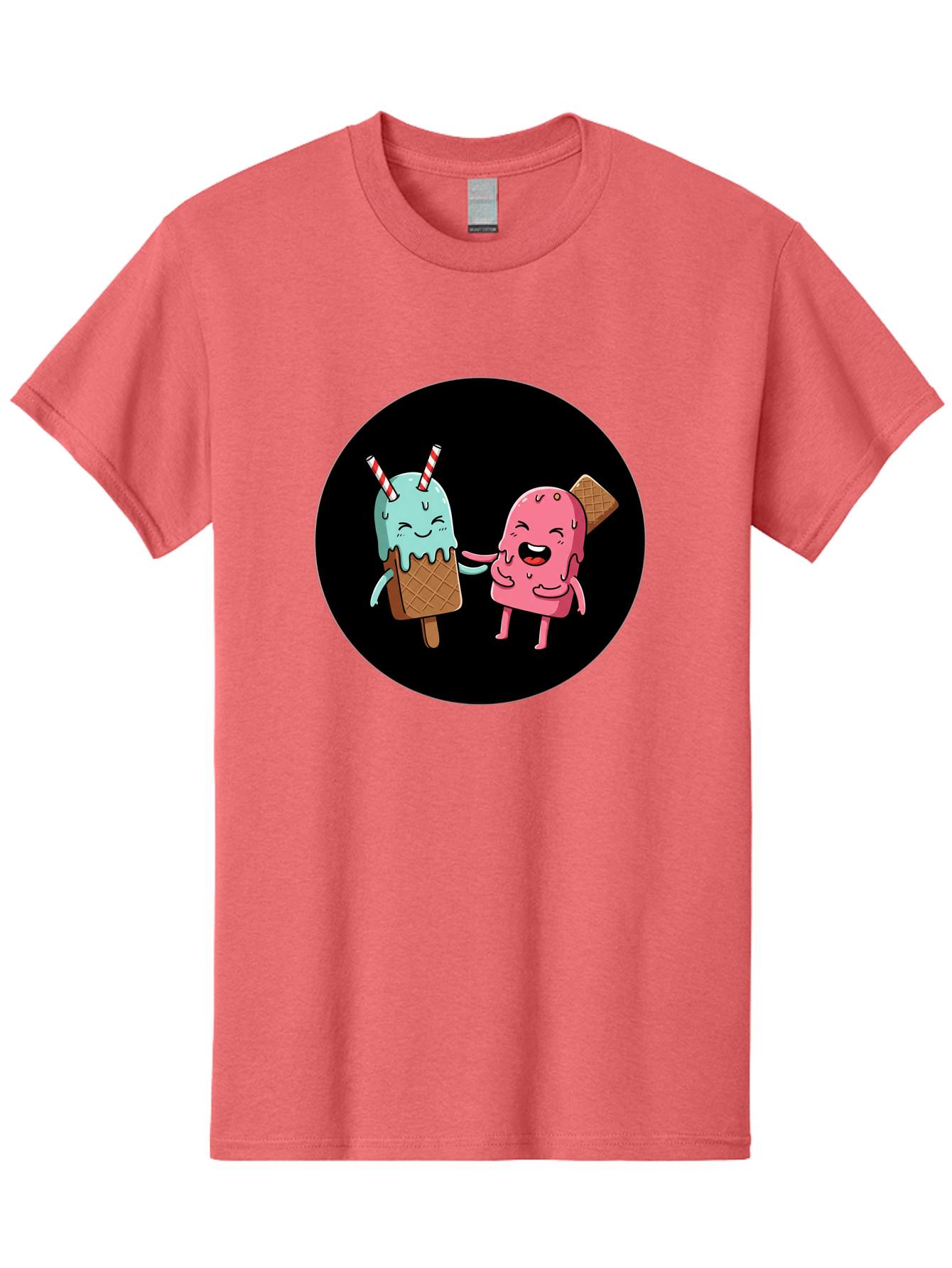 Ice-Cream-Friends Men'S Graphic Tee, 100% Cotton, Comfortable Casual Summer Wear, Machine Washable, Vintage Camera, Old Camera, Antique Camera, Black Camera, Classic Photography, Photography Equipment, Nostalgic Device, Film Camera, Camera Art Baj509
