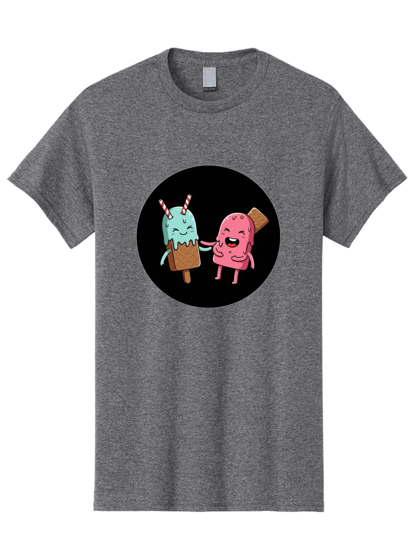 Ice-Cream-Friends Men'S Graphic Tee, 100% Cotton, Comfortable Casual Summer Wear, Machine Washable, Vintage Camera, Old Camera, Antique Camera, Black Camera, Classic Photography, Photography Equipment, Nostalgic Device, Film Camera, Camera Art Baj509