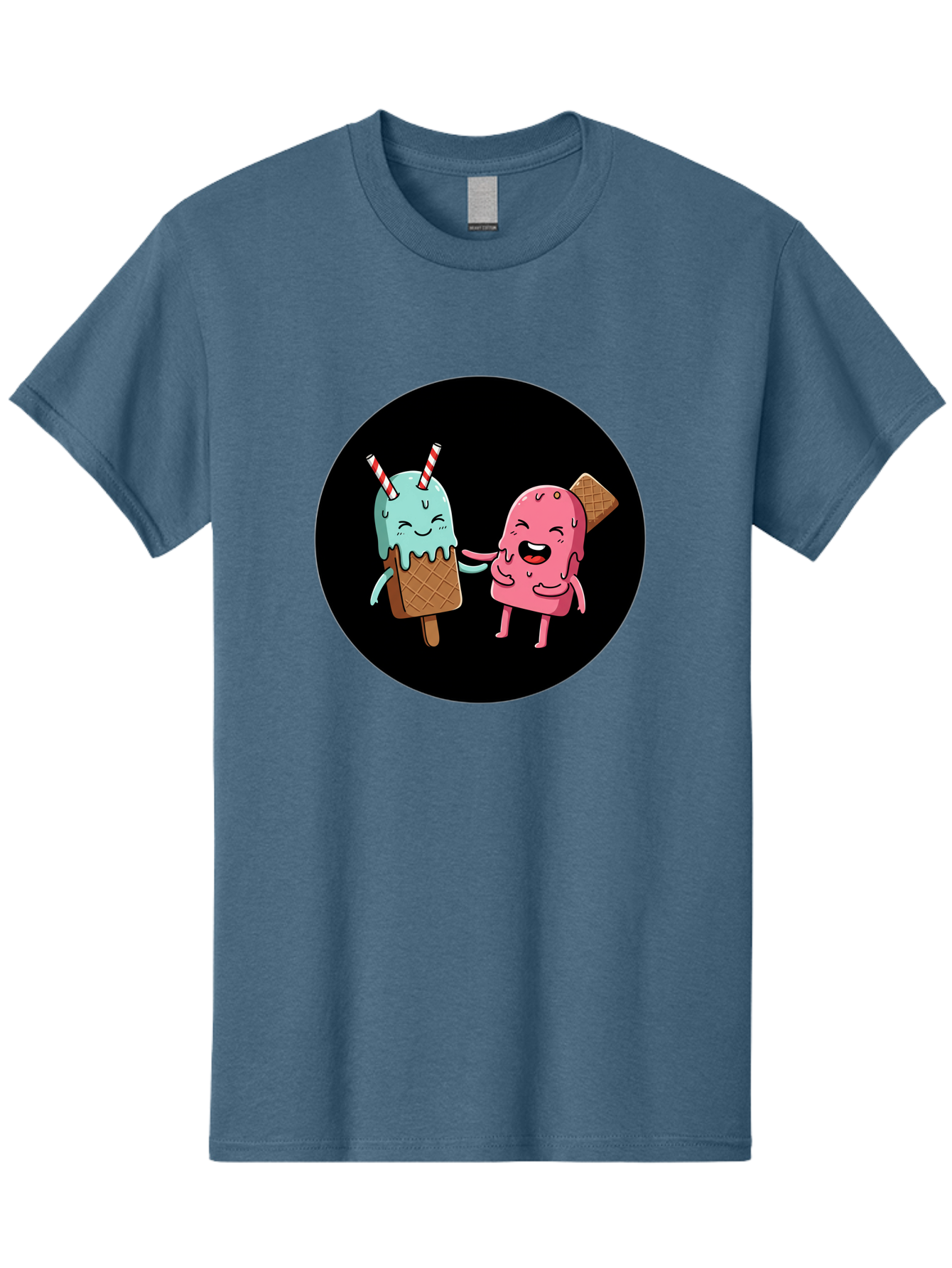 Ice-Cream-Friends Men'S Graphic Tee, 100% Cotton, Comfortable Casual Summer Wear, Machine Washable, Vintage Camera, Old Camera, Antique Camera, Black Camera, Classic Photography, Photography Equipment, Nostalgic Device, Film Camera, Camera Art Baj509
