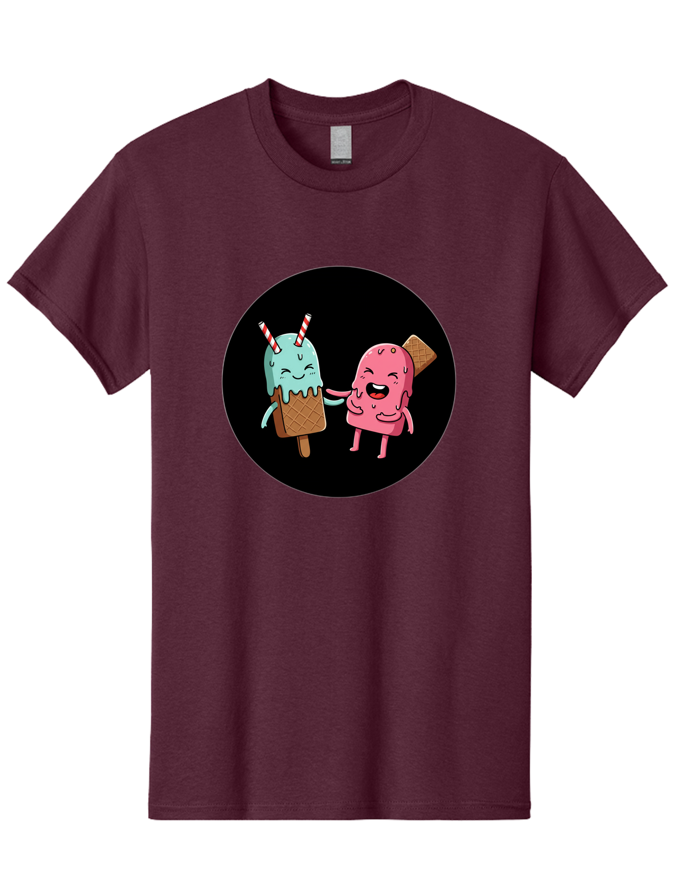 Ice-Cream-Friends Men'S Graphic Tee, 100% Cotton, Comfortable Casual Summer Wear, Machine Washable, Vintage Camera, Old Camera, Antique Camera, Black Camera, Classic Photography, Photography Equipment, Nostalgic Device, Film Camera, Camera Art Baj509