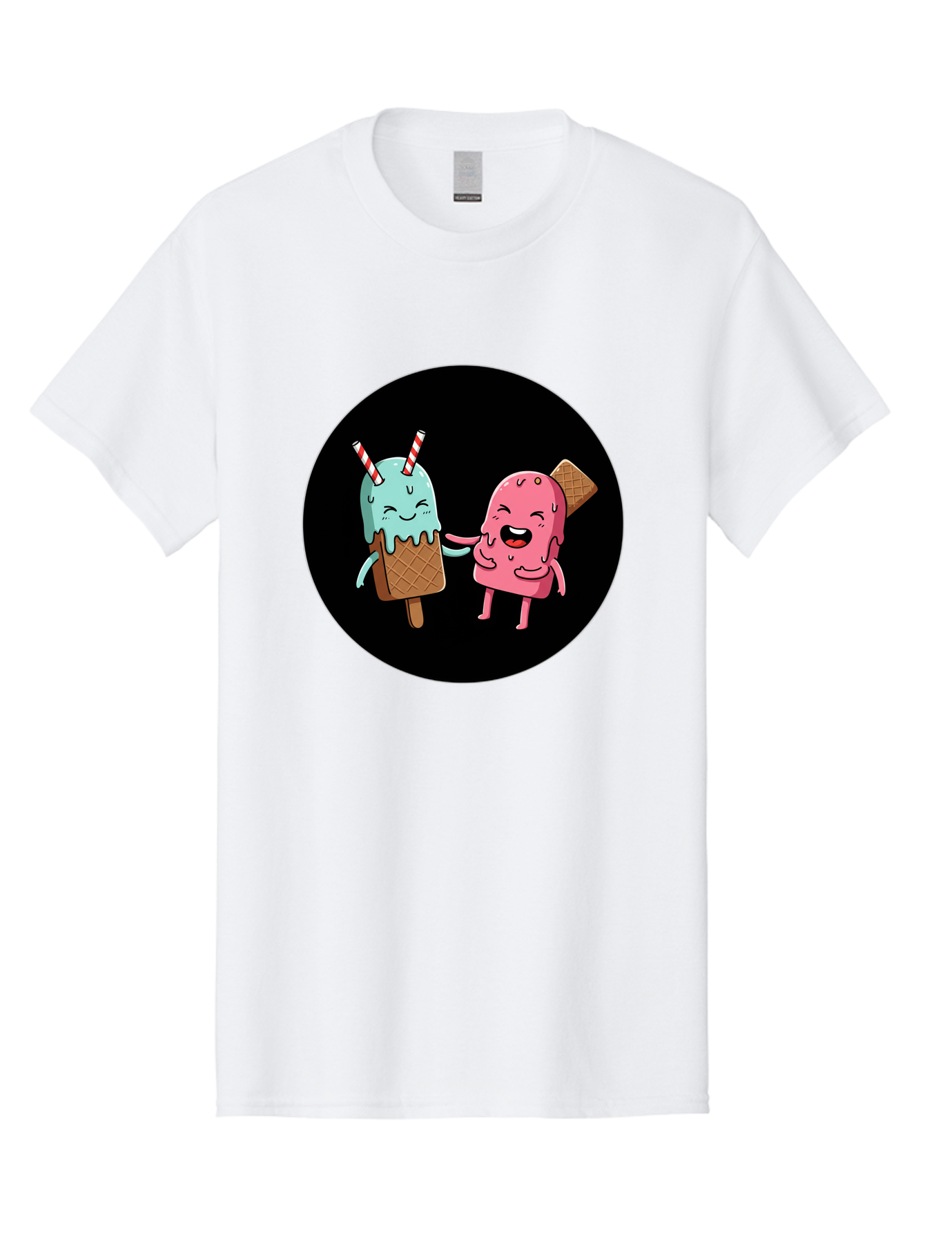 Ice-Cream-Friends Men'S Graphic Tee, 100% Cotton, Comfortable Casual Summer Wear, Machine Washable, Vintage Camera, Old Camera, Antique Camera, Black Camera, Classic Photography, Photography Equipment, Nostalgic Device, Film Camera, Camera Art Baj509