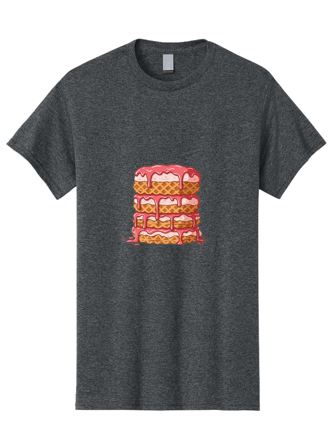Ice-Cream-Waffle-Sandwich Men'S Graphic Tee, 100% Cotton, Comfortable Casual Summer Wear, Machine Washable, Vintage Camera, Old Camera, Antique Camera, Black Camera, Classic Photography, Photography Equipment, Nostalgic Device, Film Camera, Baj511