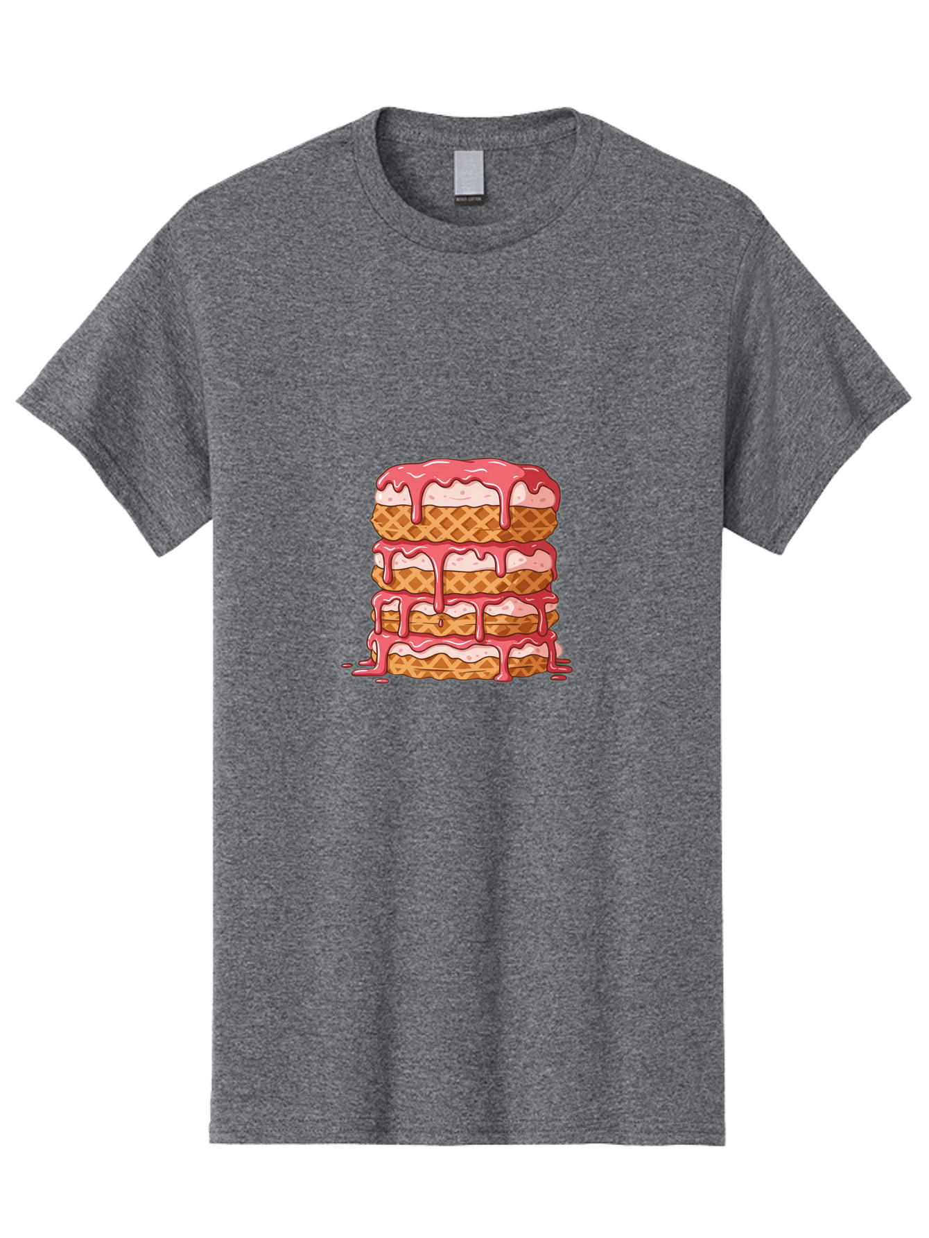 Ice-Cream-Waffle-Sandwich Men'S Graphic Tee, 100% Cotton, Comfortable Casual Summer Wear, Machine Washable, Vintage Camera, Old Camera, Antique Camera, Black Camera, Classic Photography, Photography Equipment, Nostalgic Device, Film Camera, Baj511