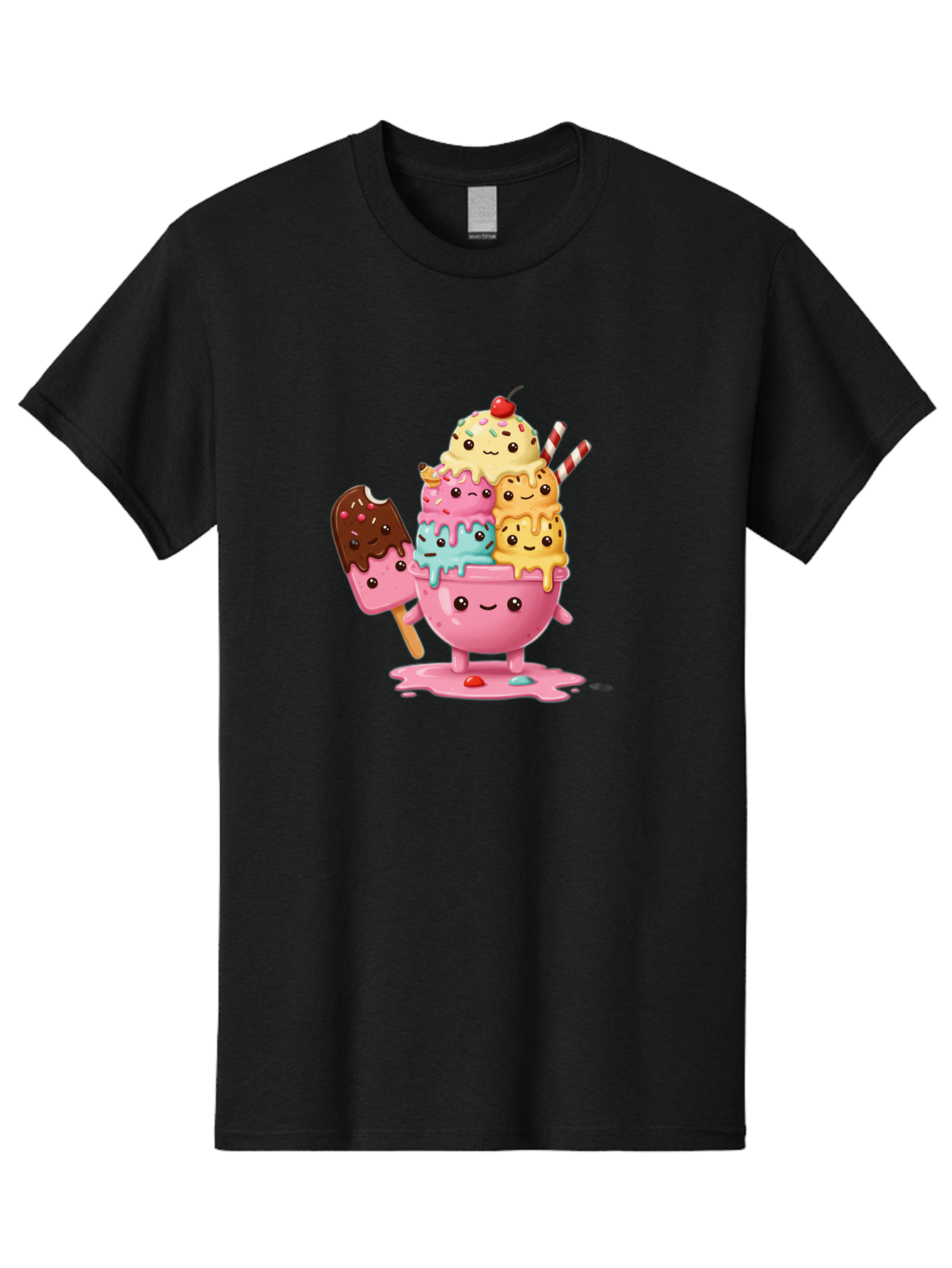 Ice-Cream Men'S Graphic Tee, 100% Cotton, Comfortable Casual Summer Wear, Machine Washable, Vintage Camera, Old Camera, Antique Camera, Black Camera, Classic Photography, Photography Equipment, Nostalgic Device, Film Camera, Camera Art Baj512