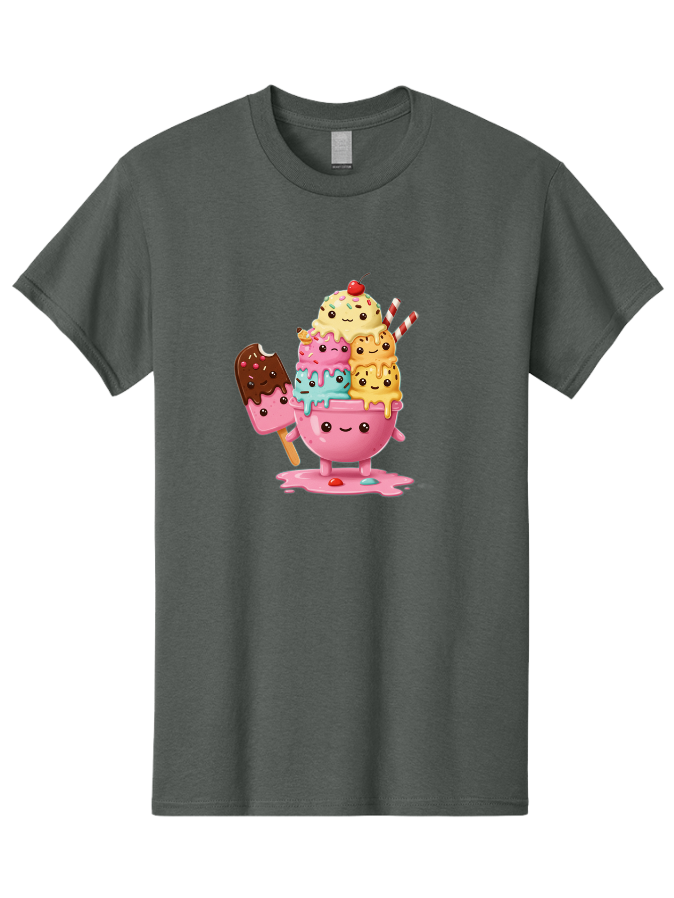 Ice-Cream Men'S Graphic Tee, 100% Cotton, Comfortable Casual Summer Wear, Machine Washable, Vintage Camera, Old Camera, Antique Camera, Black Camera, Classic Photography, Photography Equipment, Nostalgic Device, Film Camera, Camera Art Baj512