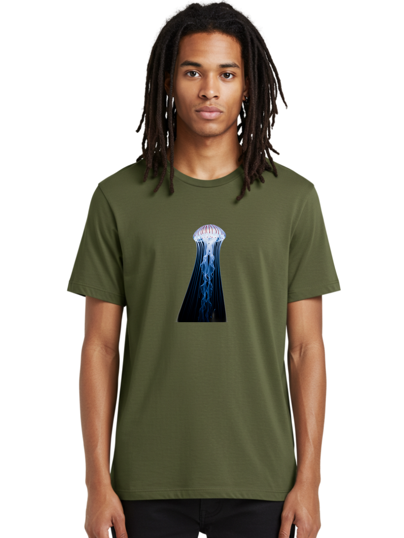 Jellyfish-1 Men'S Graphic Tee, 100% Cotton, Comfortable Casual Summer Wear, Machine Washable, Vintage Camera, Old Camera, Antique Camera, Black Camera, Classic Photography, Photography Equipment, Nostalgic Device, Film Camera, Camera Art Baj514